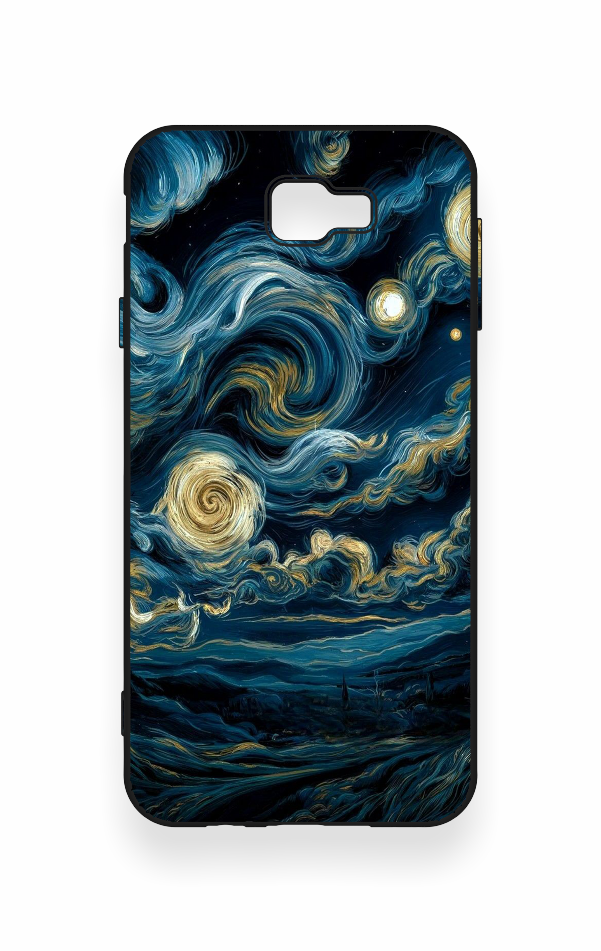 Samsung J7 Prime Uyumlu Yıldızlı Gece Desenli Silikon Kılıf