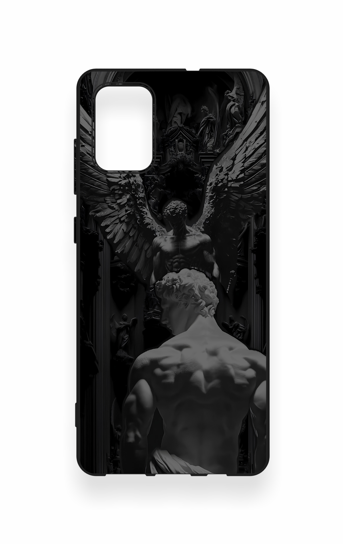 Samsung-A71 Uyumlu Icarus Desenli Silikon Kılıf
