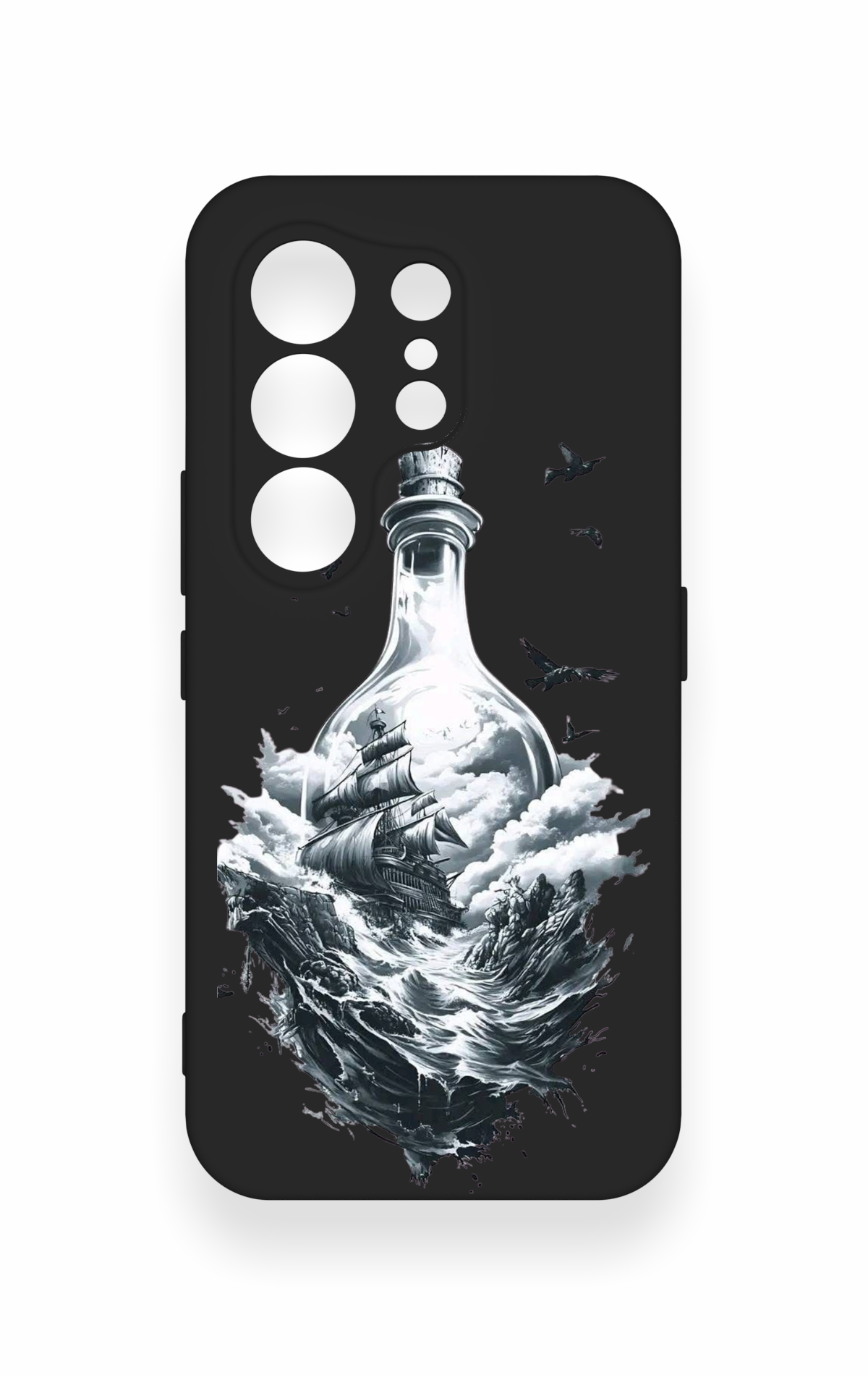 Tecno Camon 50 4G Uyumlu Secret Sea Desenli Silikon Kılıf