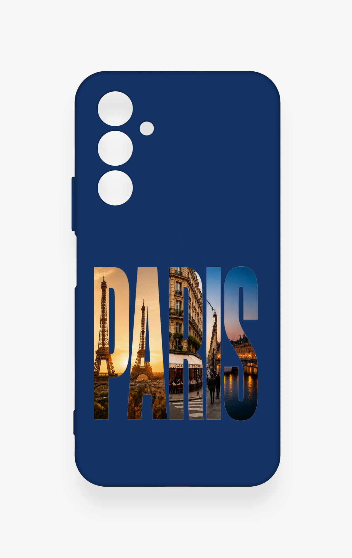 Samsung A54 Uyumlu Paris Desenli Silikon Kılıf