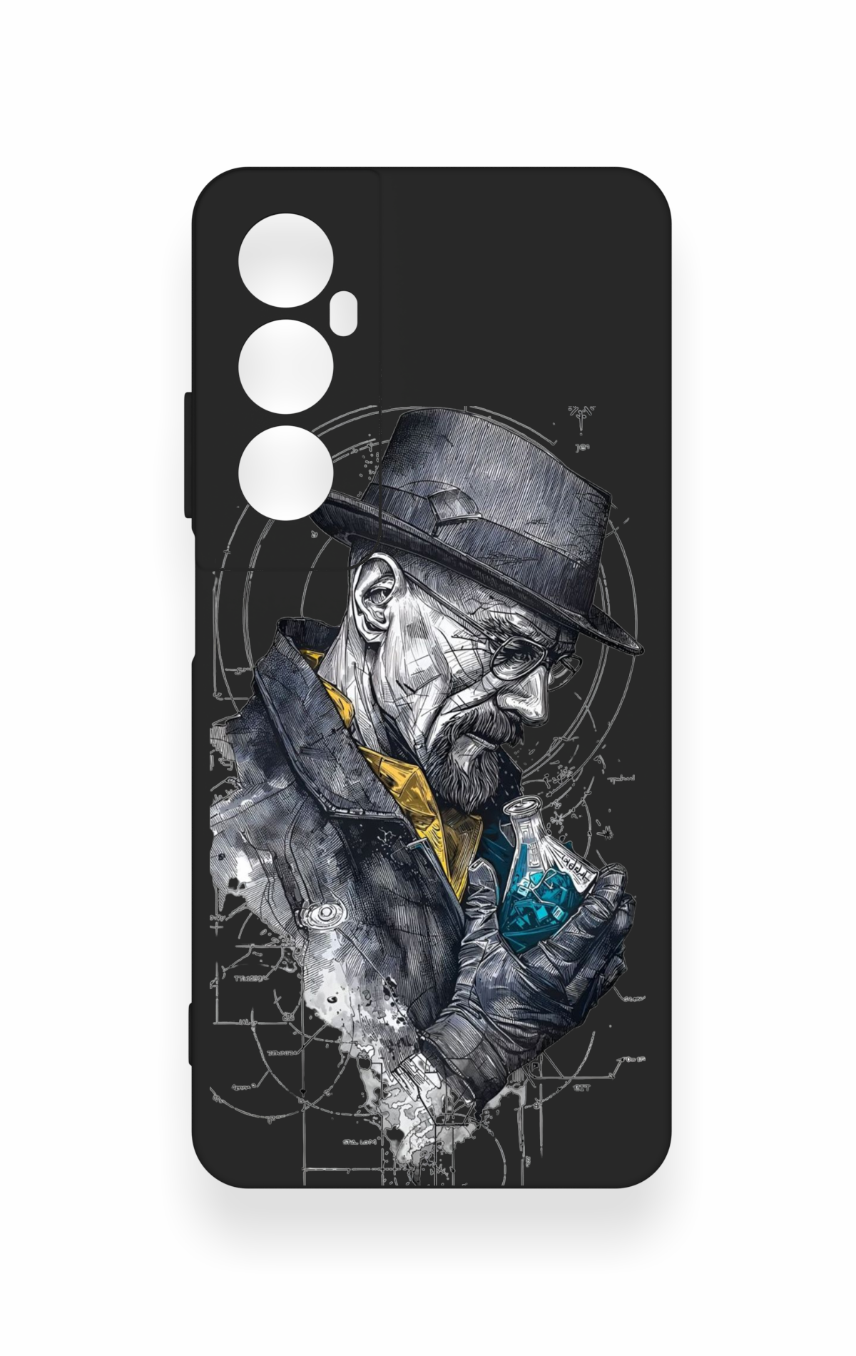 Realme C65 Uyumlu Walter White Desenli Silikon Kılıf