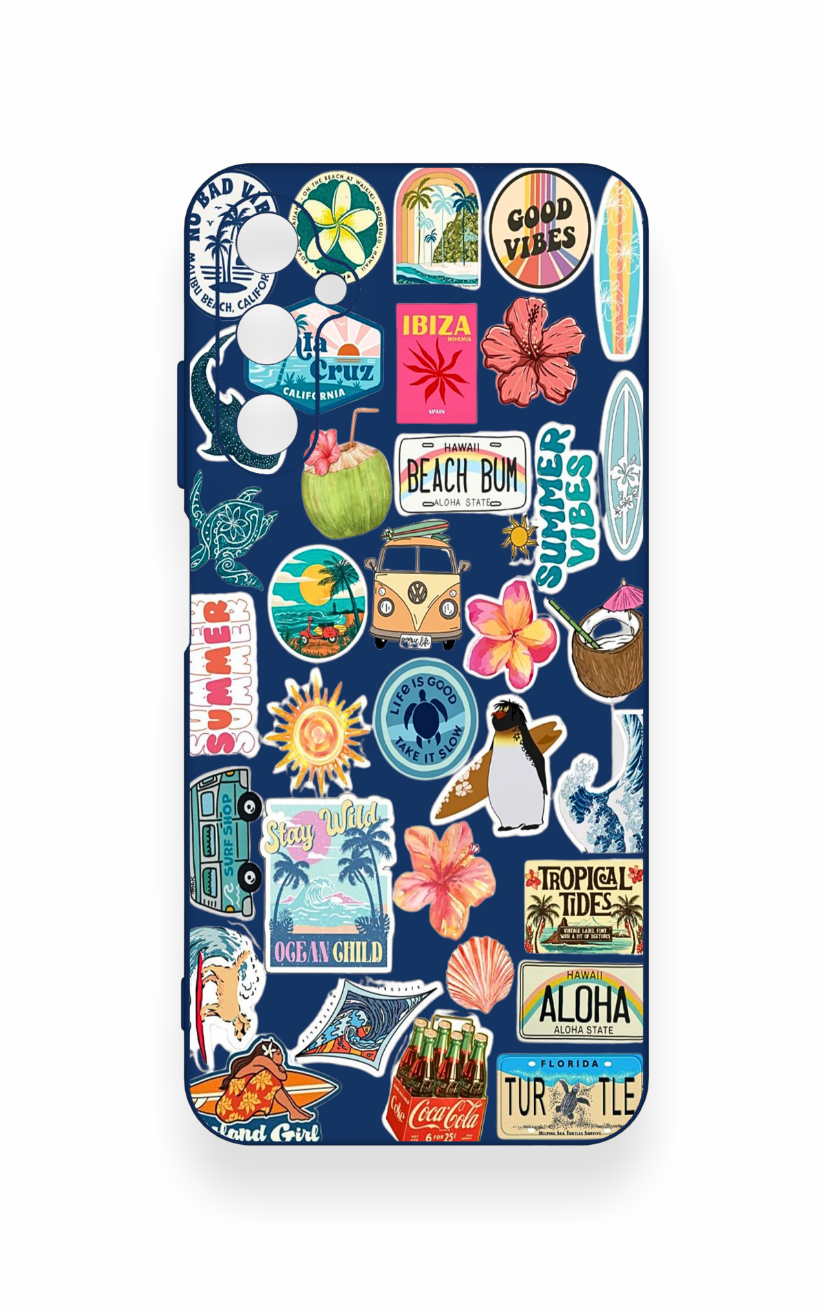Samsung A05s Uyumlu Summer Vibes Desenli Silikon Kılıf