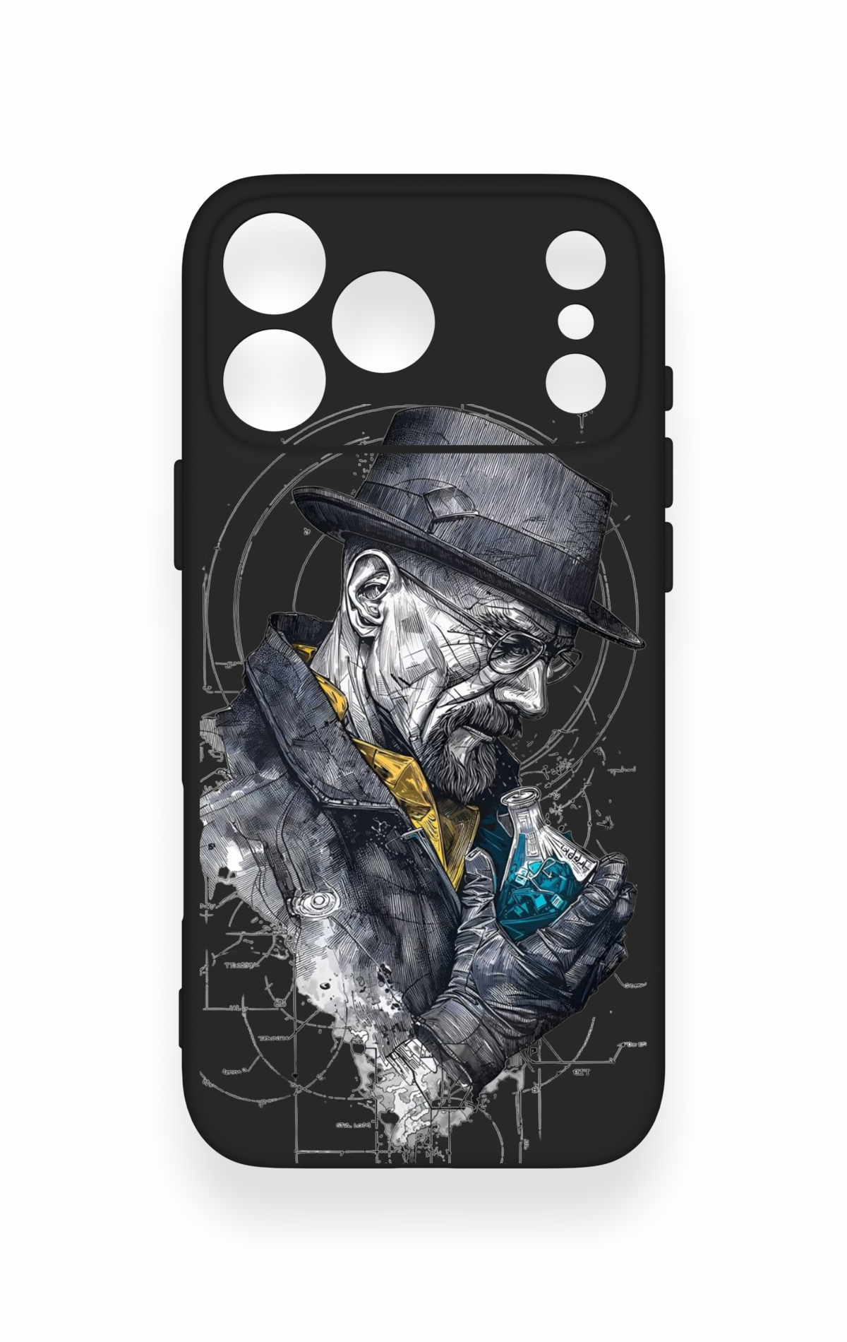iPhone 17 Pro Max Uyumlu Walter White Desenli Silikon Kılıf