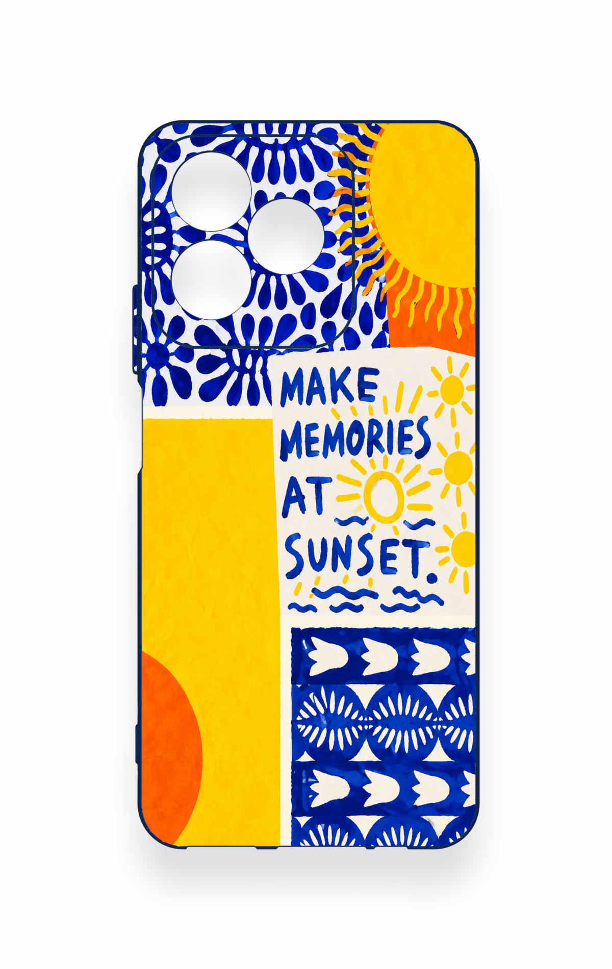 Realme C53 Uyumlu Sunset Desenli Silikon Kılıf