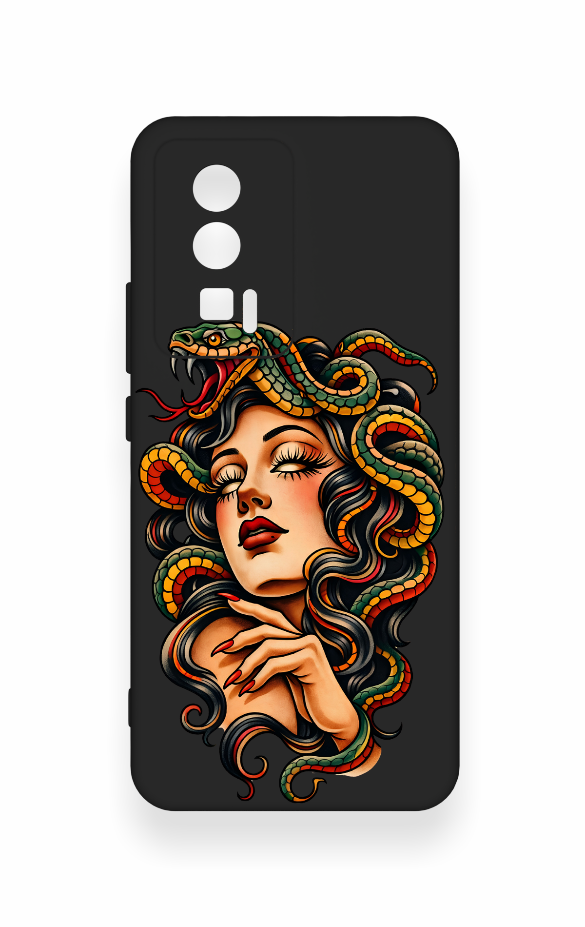 Poco F5 Pro Uyumlu Medusa Desenli Silikon Kılıf
