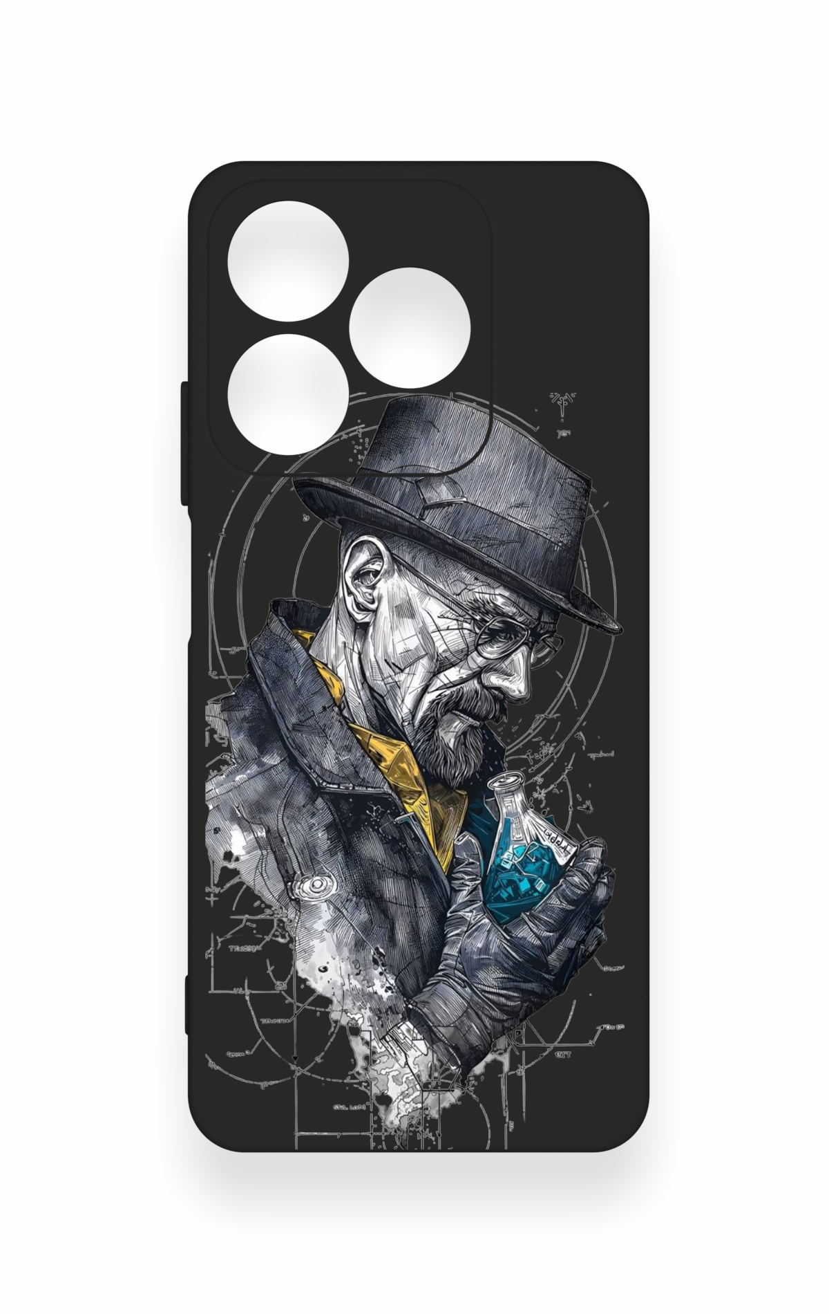 Realme C63 Uyumlu Walter White Desenli Silikon Kılıf