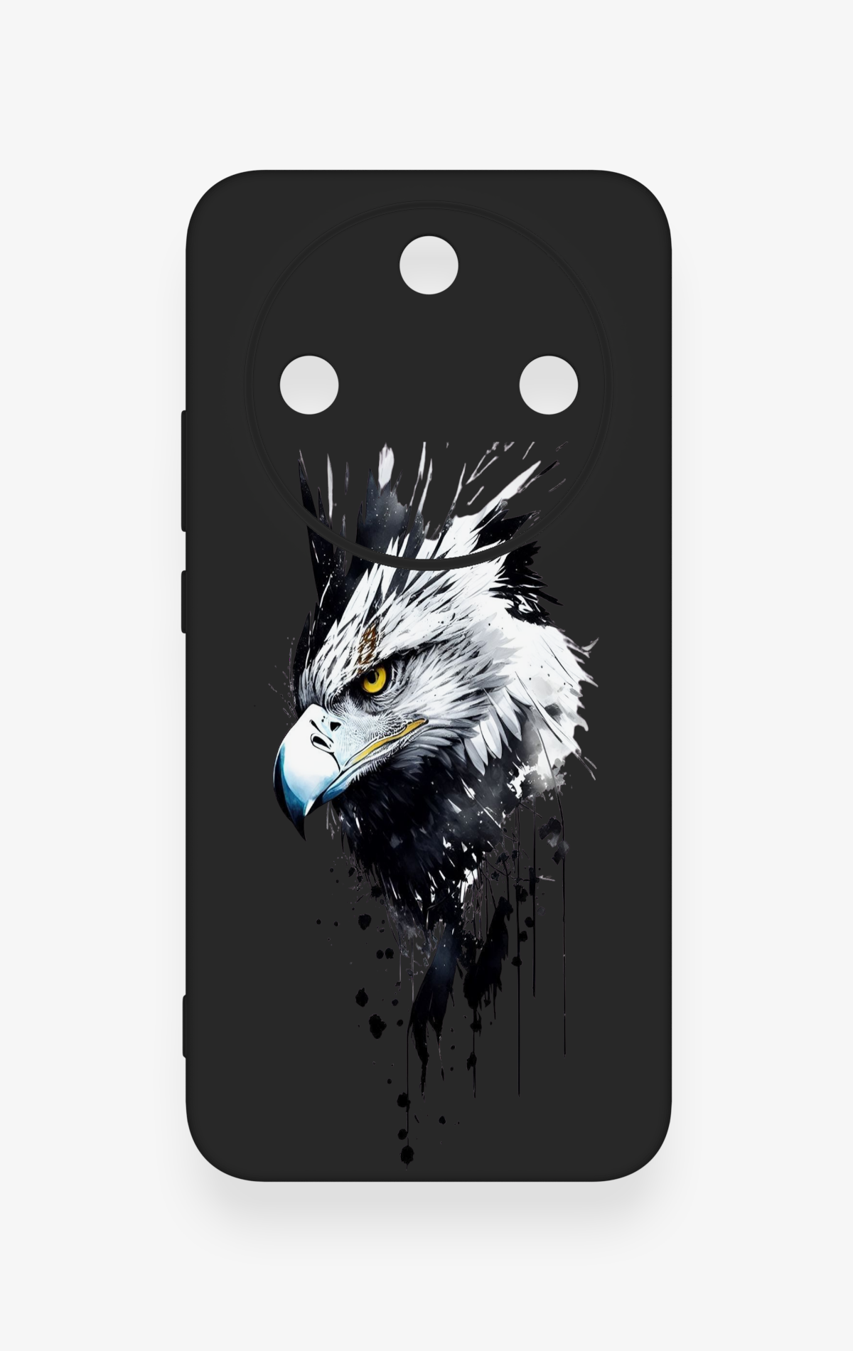 Honor Magic 8 Lite Uyumlu Bald Eagle Desenli Silikon Kılıf