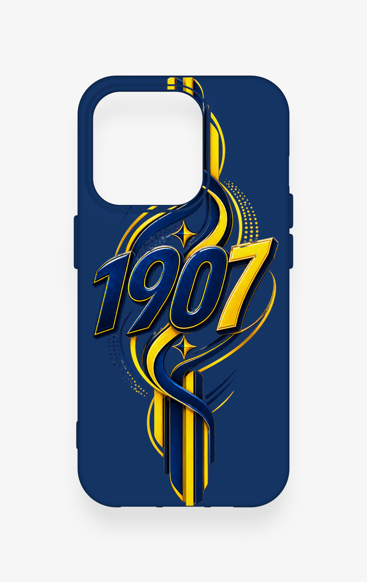 iPhone 15 Pro Uyumlu FB-1907 Desenli Silikon Kılıf