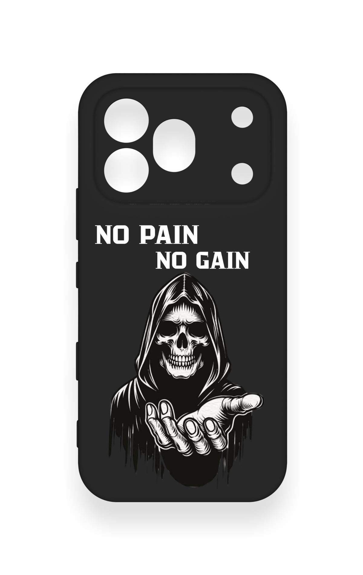 Honor 600 Pro Uyumlu No Pain No Gain Desenli Silikon Kılıf