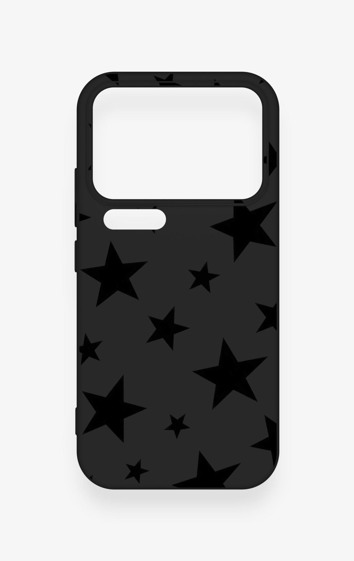 Xiaomi Mi 17 Pro 5G Uyumlu Siyah Star Desenli Silikon Kılıf