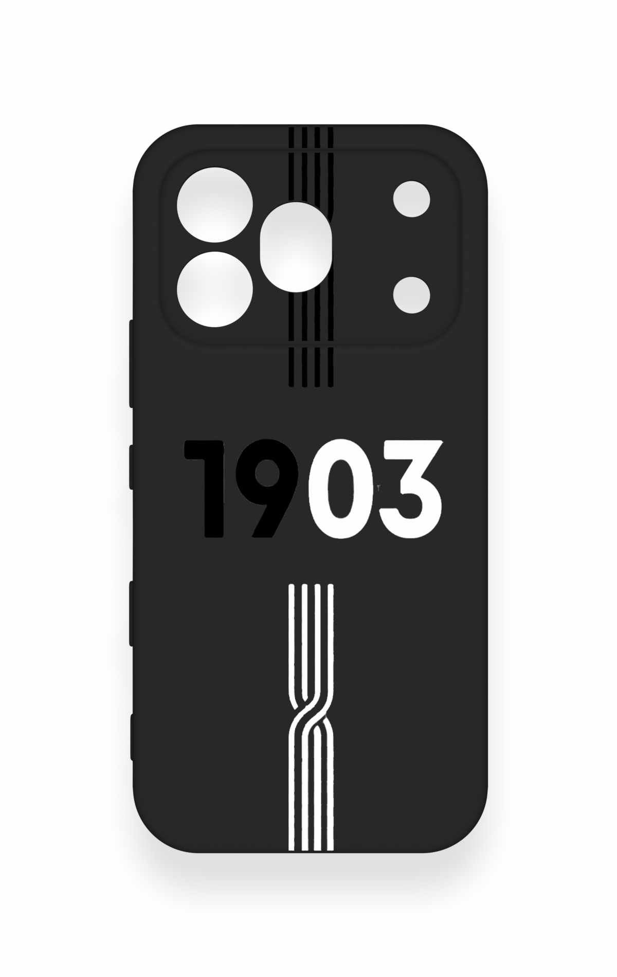 Honor 600 Pro Uyumlu 1903 Kemer Desenli Silikon Kılıf