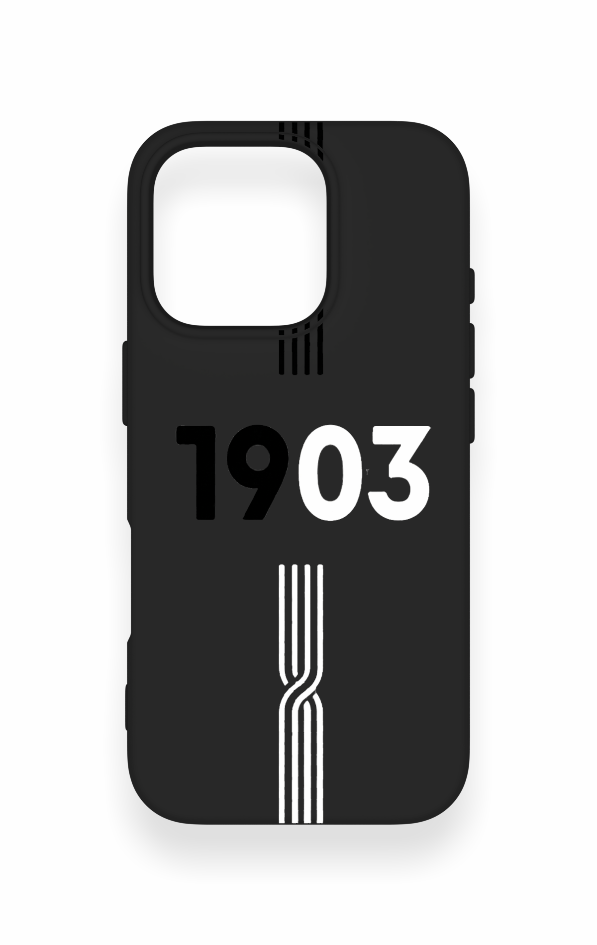 iPhone 16 Pro Uyumlu 1903 Kemer Desenli Silikon Kılıf