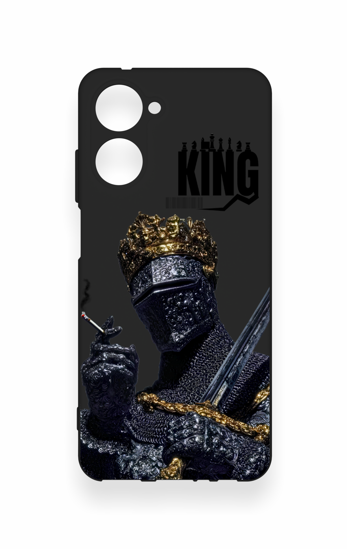 Realme 10 Uyumlu King Desenli Silikon Kılıf