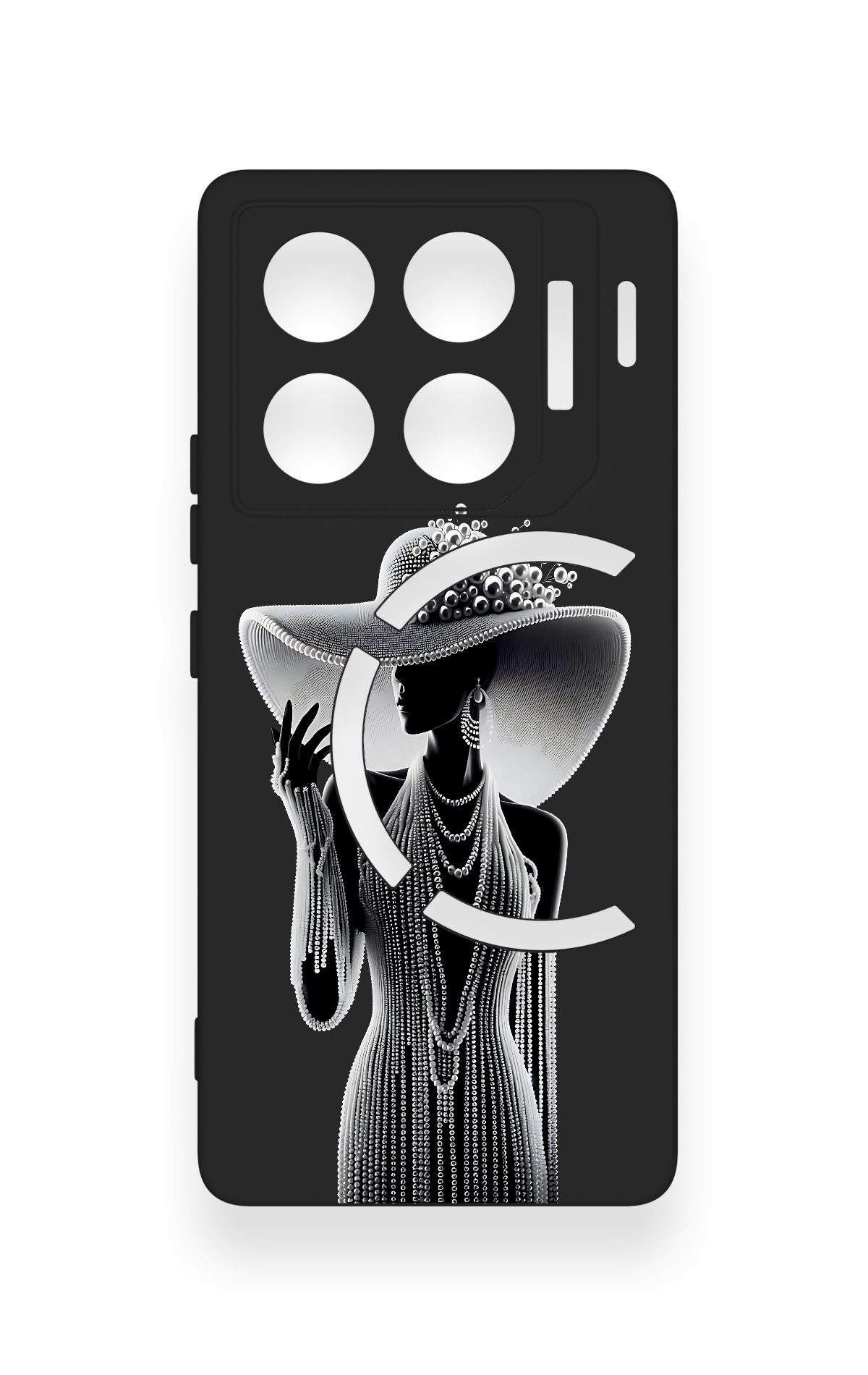 İnfinix Gt 20 Pro Uyumlu Lady Desenli Silikon Kılıf