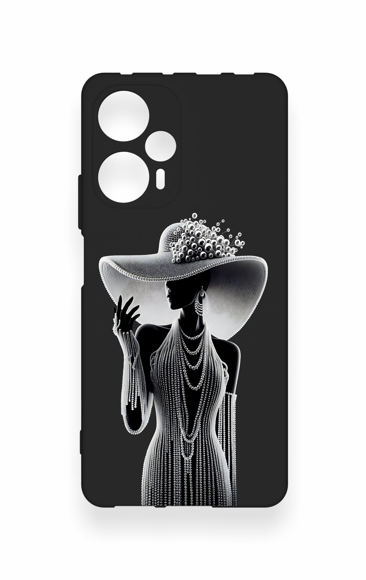 Poco F5 Uyumlu Lady Desenli Silikon Kılıf