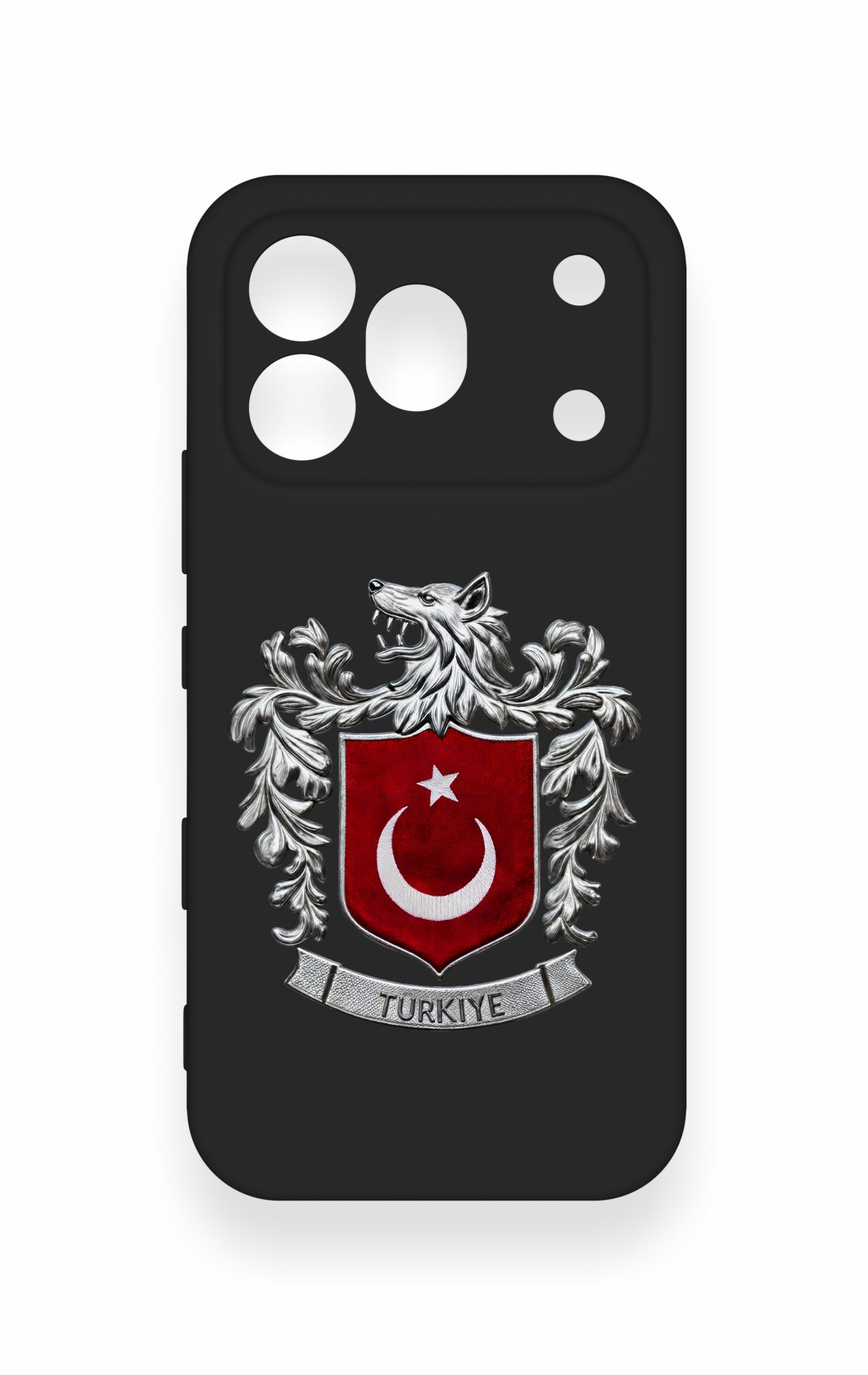 Honor 600 Pro Uyumlu Türk Arma Desenli Silikon Kılıf