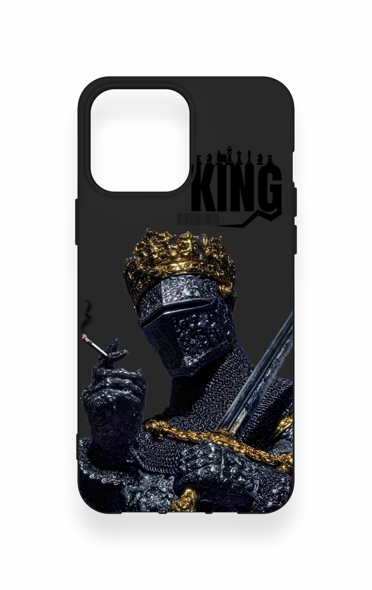 iPhone 13 Pro Max Uyumlu King Desenli Silikon Kılıf
