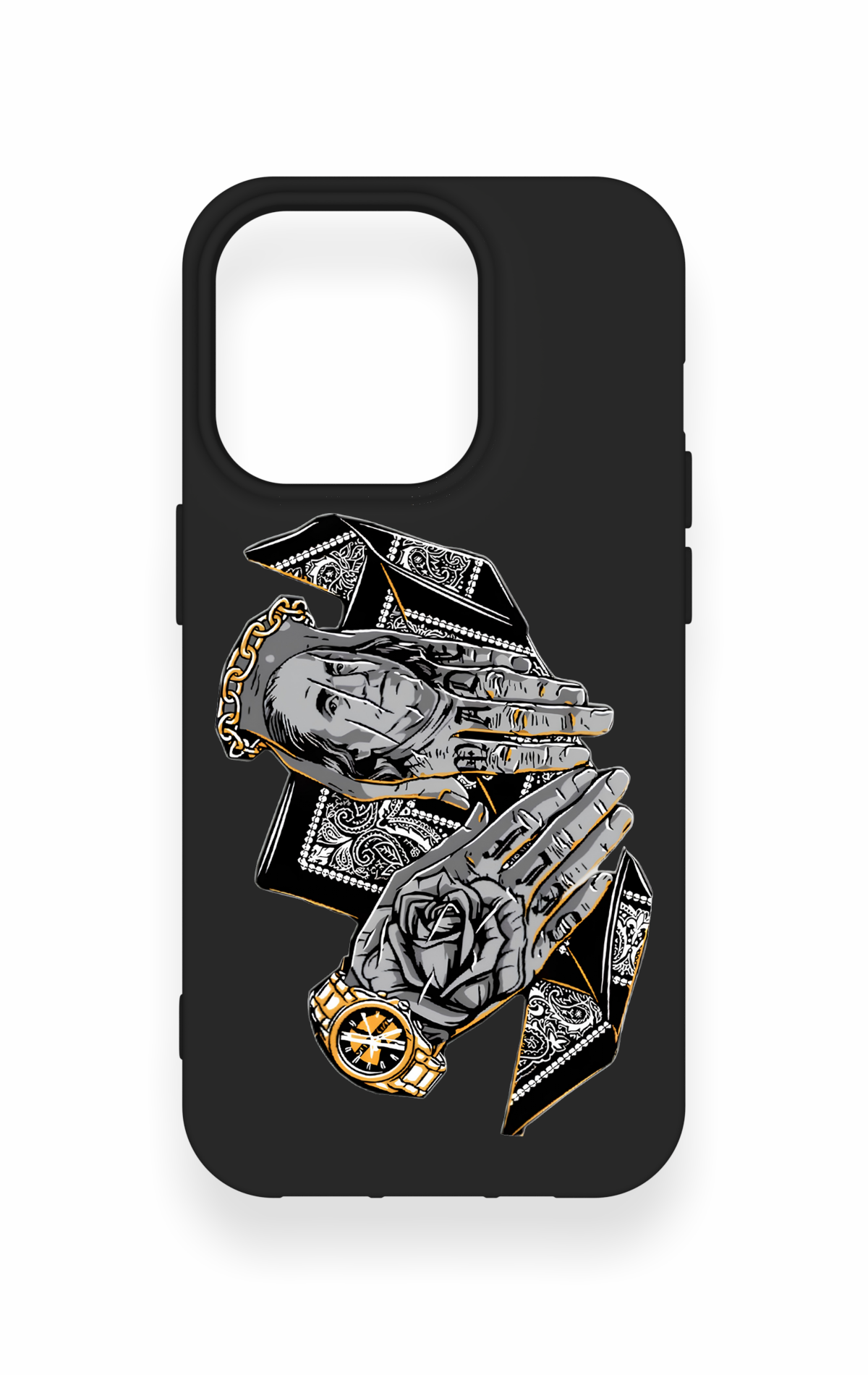 iPhone 14 Pro Uyumlu Self Made Desenli Silikon Kılıf