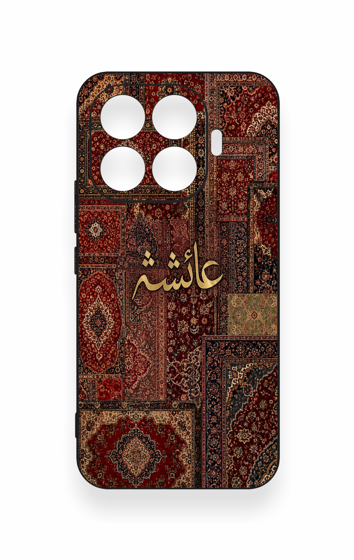 Mi 17T Pro 5G Uyumlu Vintage Halı Desenli Silikon Kılıf