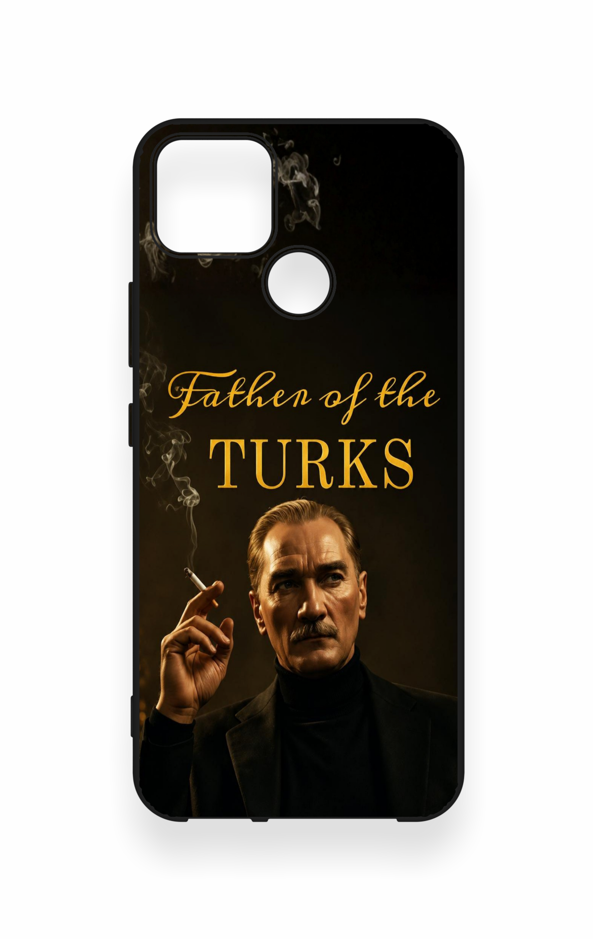 Realme C25 Uyumlu Father Of The Turks Desenli Silikon Kılıf