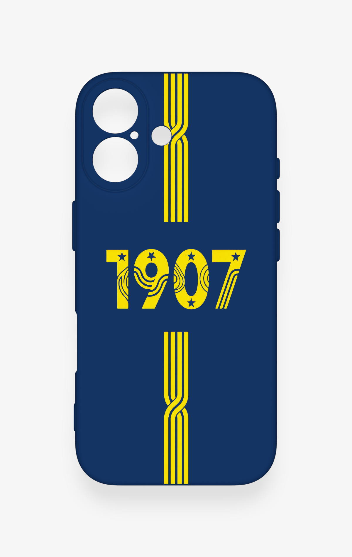 iPhone 17 Uyumlu 1907 Kemer Desenli Silikon Kılıf