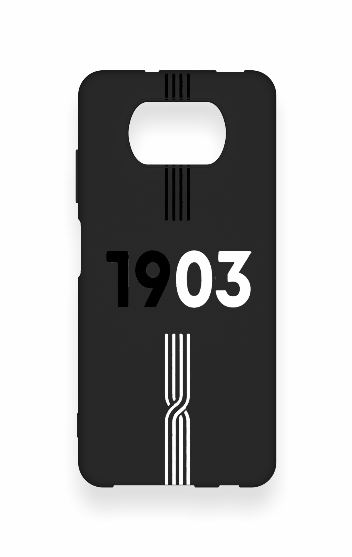 Poco X3 Uyumlu 1903 Kemer Desenli Silikon Kılıf