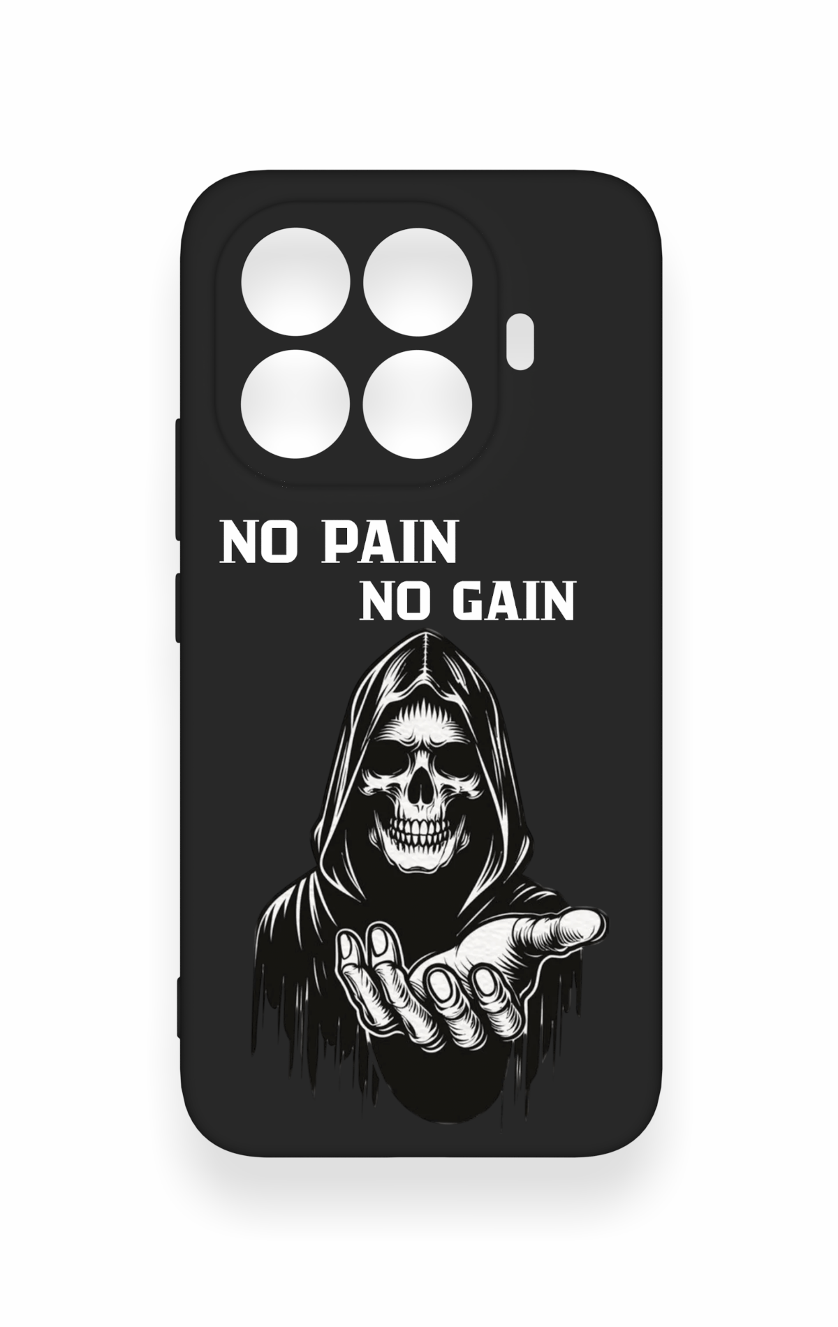 Mi 15T PRO Uyumlu No Pain No Gain Desenli Silikon Kılıf