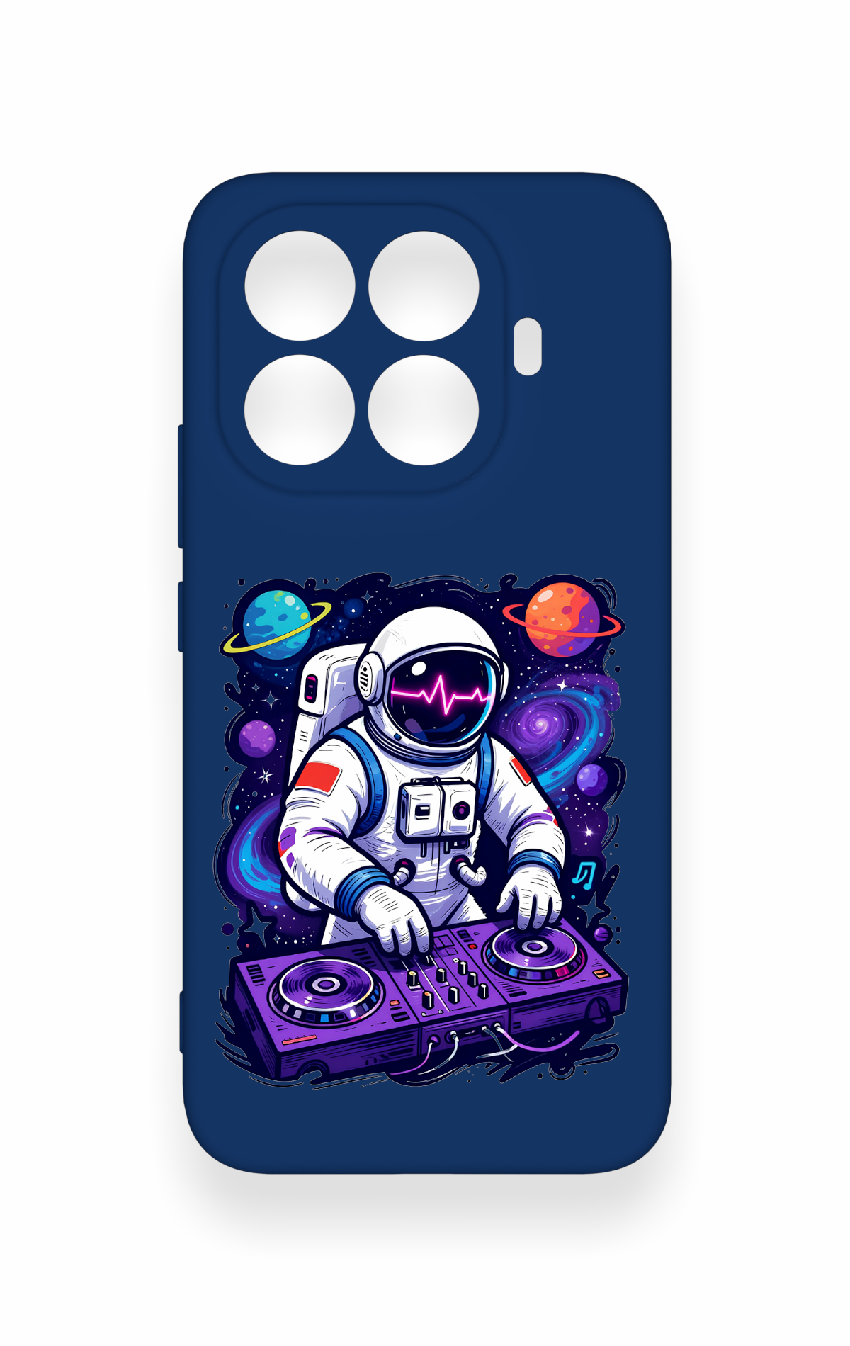 Mi 15T PRO Uyumlu Astronot DJ Desenli Silikon Kılıf