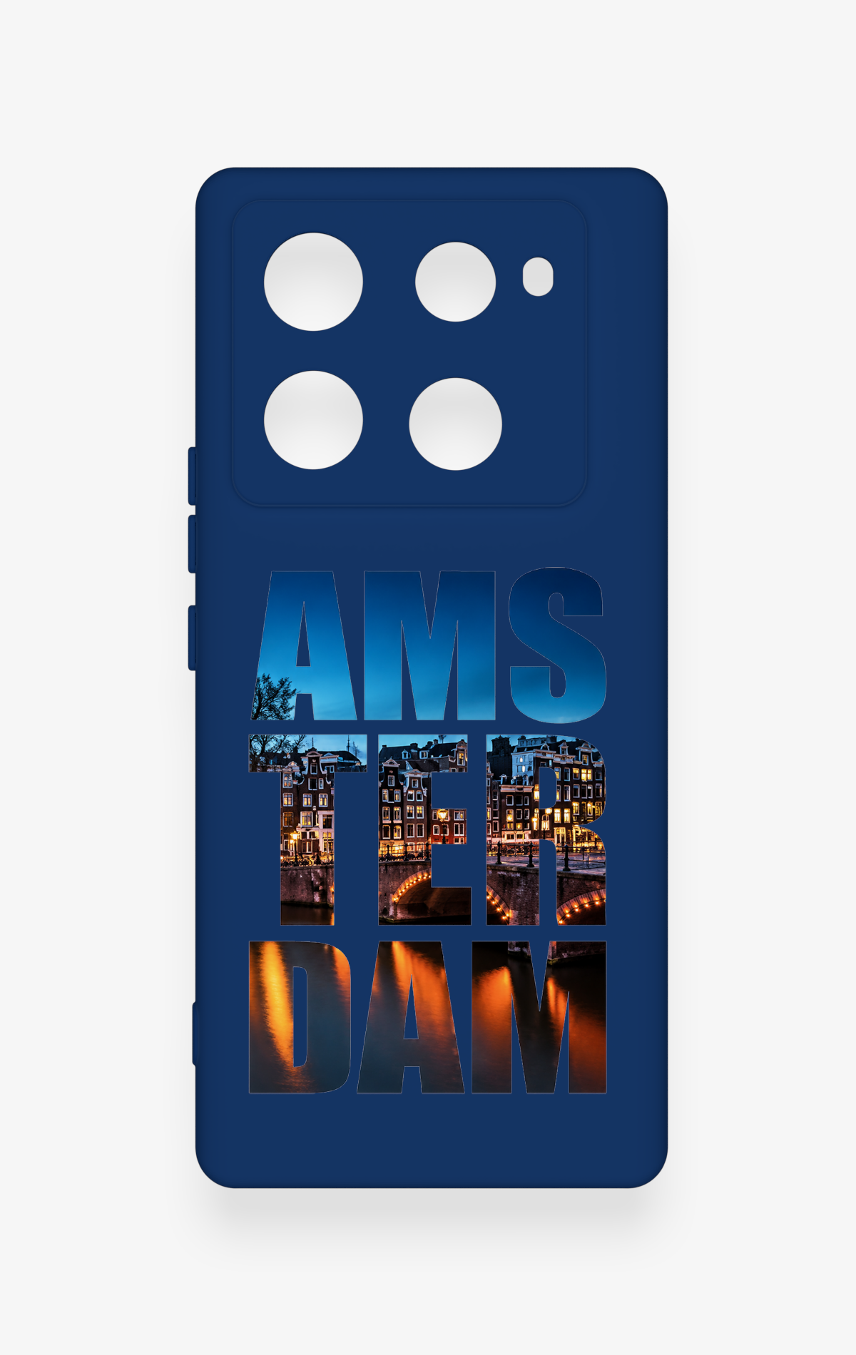 İnfinix Note 40 Pro Uyumlu Amsterdam Desenli Silikon Kılıf