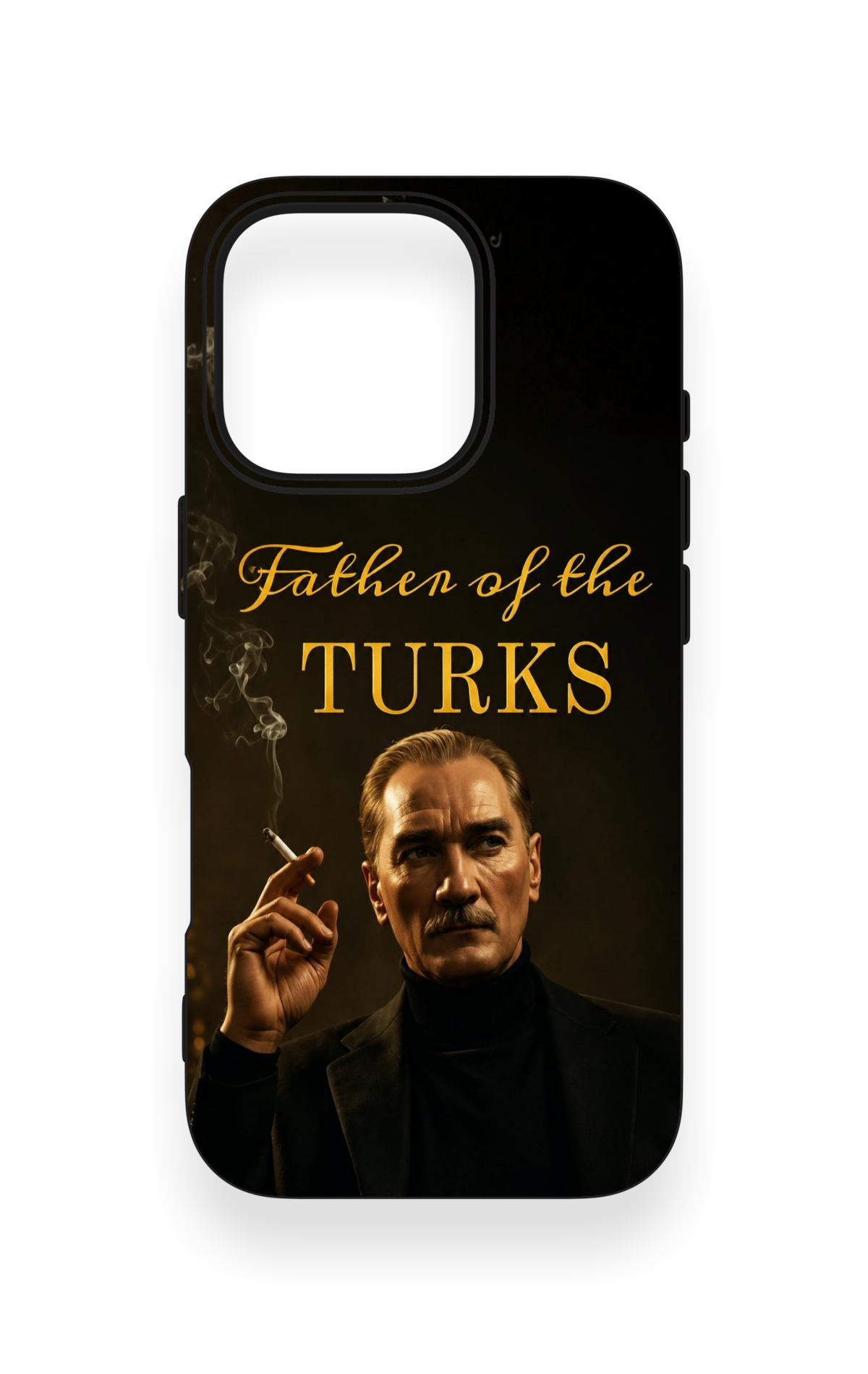 iPhone 16 Pro Uyumlu Father Of The Turks Desenli Silikon Kılıf
