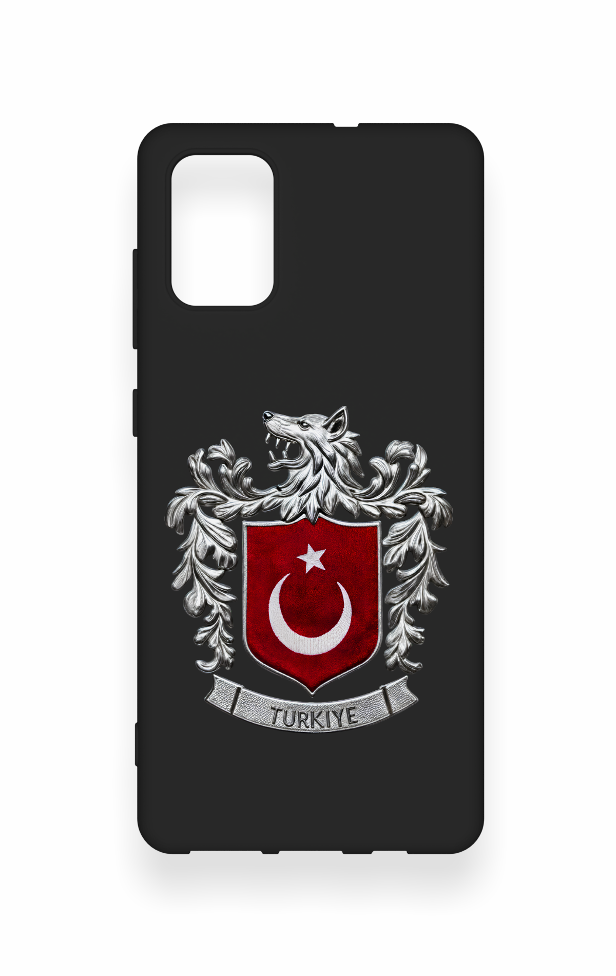 Samsung-A71 Uyumlu Türk Arma Desenli Silikon Kılıf