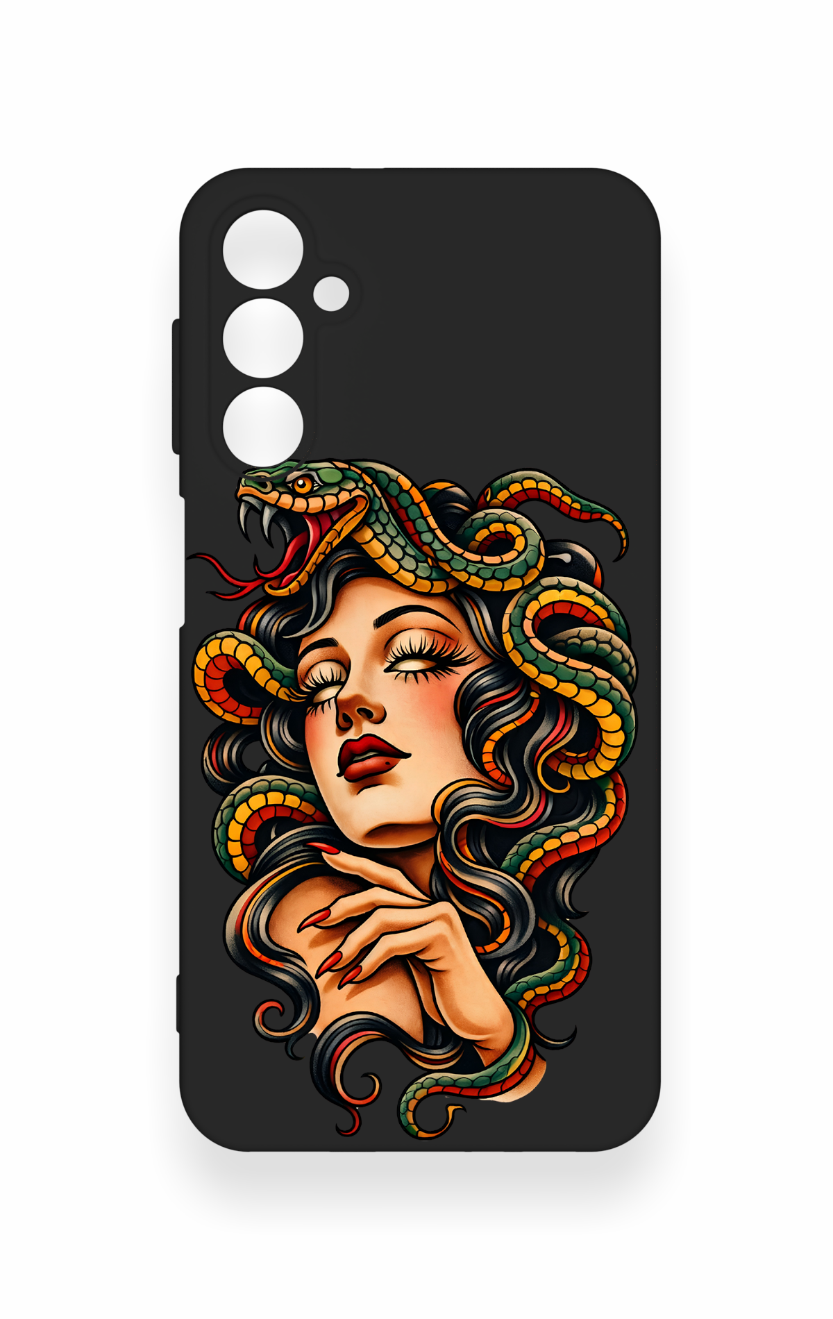 Samsung A24 Uyumlu Medusa Desenli Silikon Kılıf