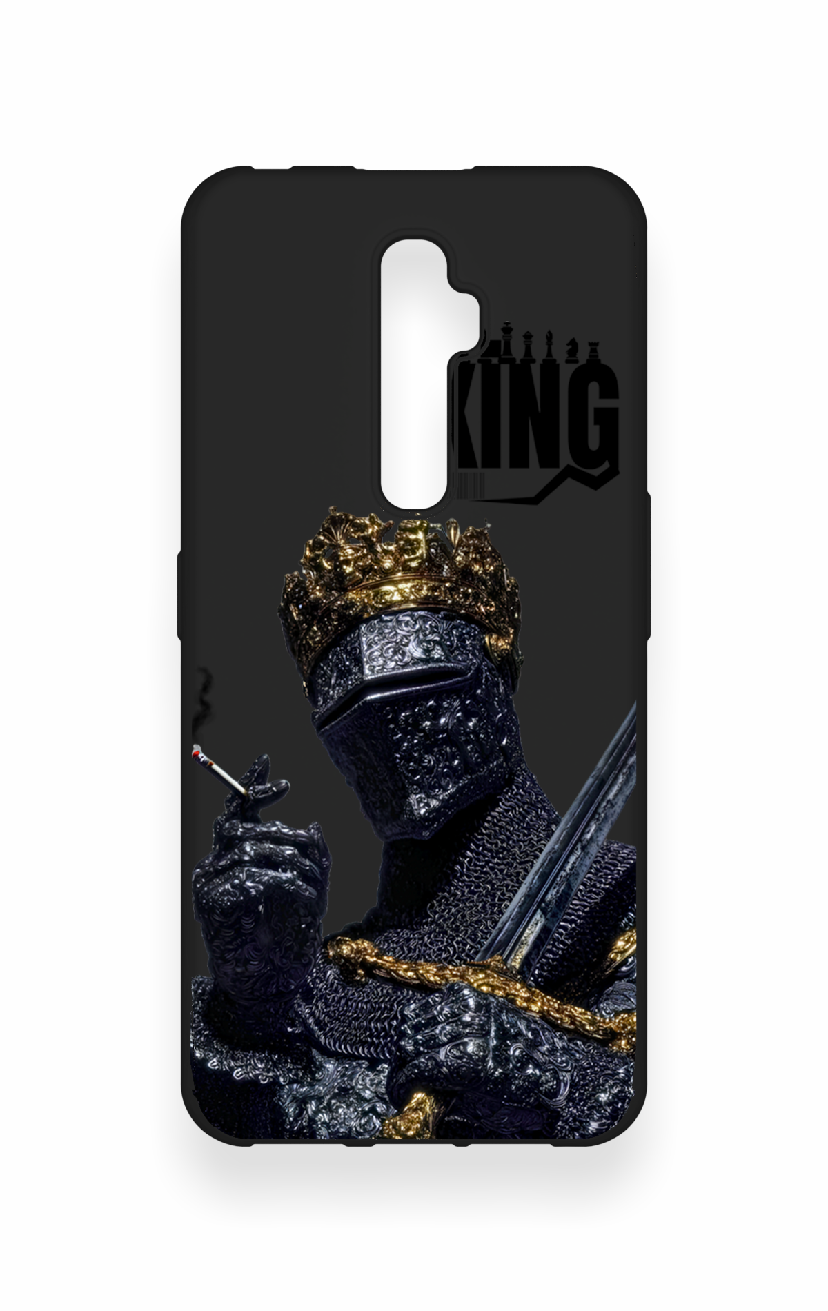 Oppo Reno 2Z Uyumlu King Desenli Silikon Kılıf