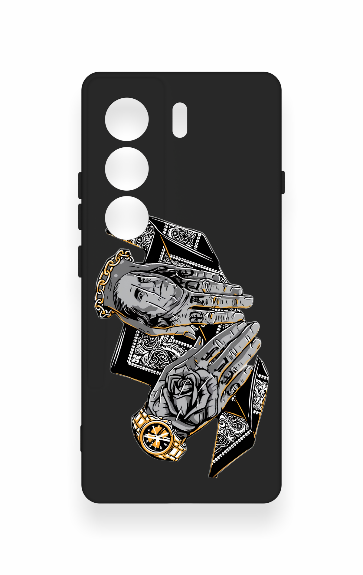 Tecno Camon 40 4G Uyumlu Self Made Desenli Silikon Kılıf