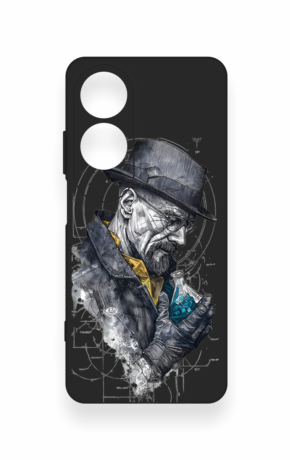 Oppo A60 Uyumlu Walter White Desenli Silikon Kılıf