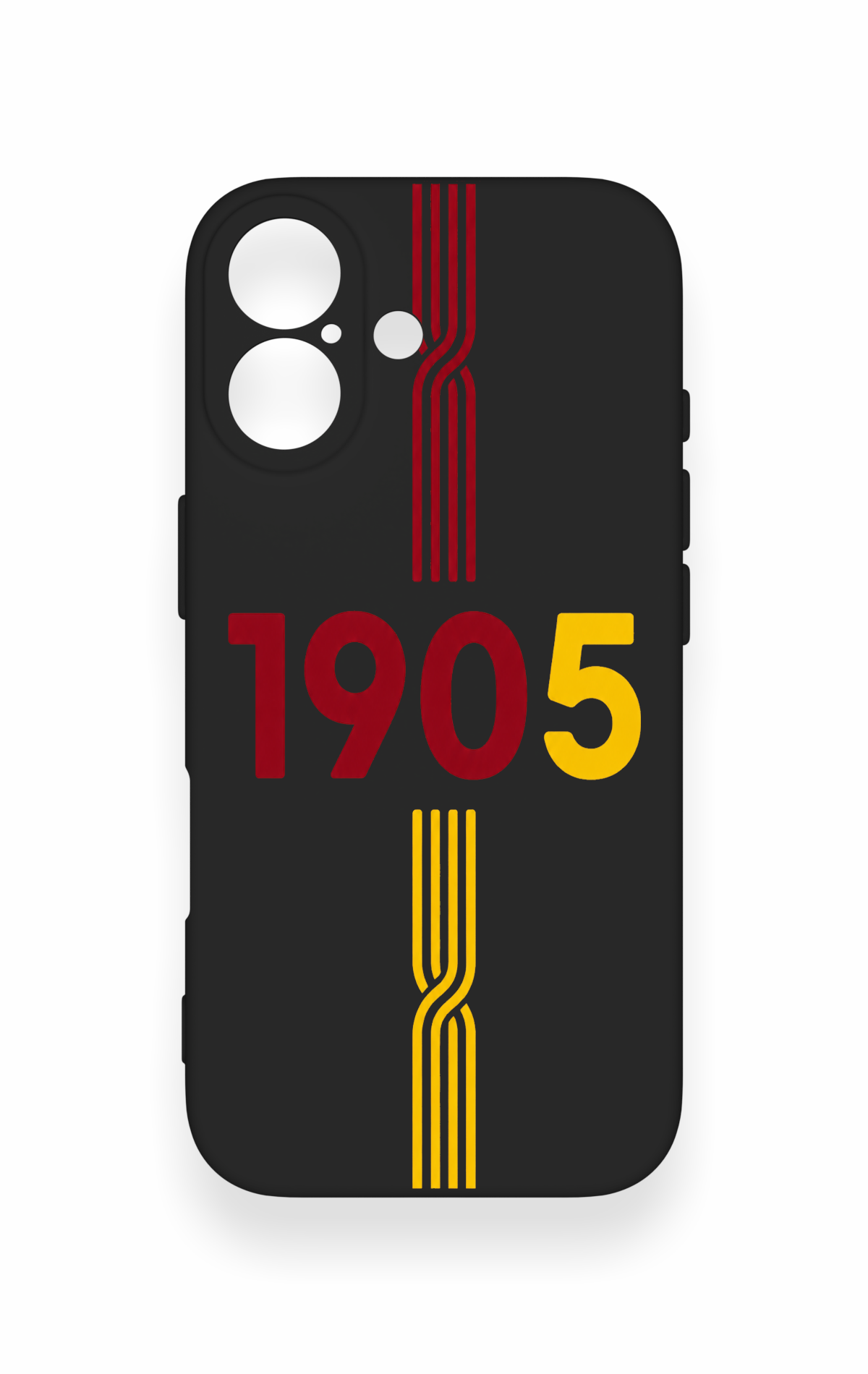 iPhone 17 Uyumlu 1905 Kemer Desenli Silikon Kılıf