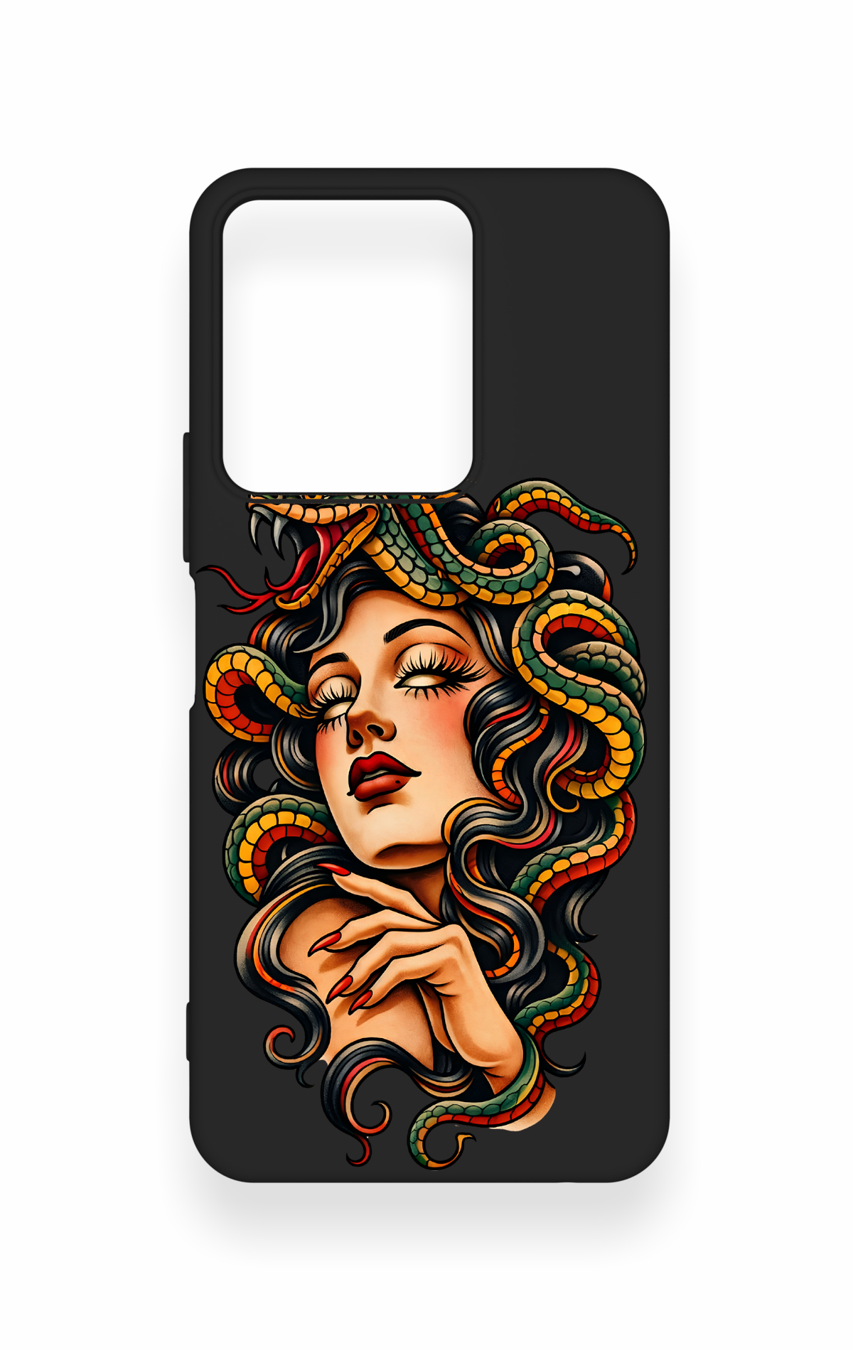Vivo Y35 Uyumlu Medusa Desenli Silikon Kılıf