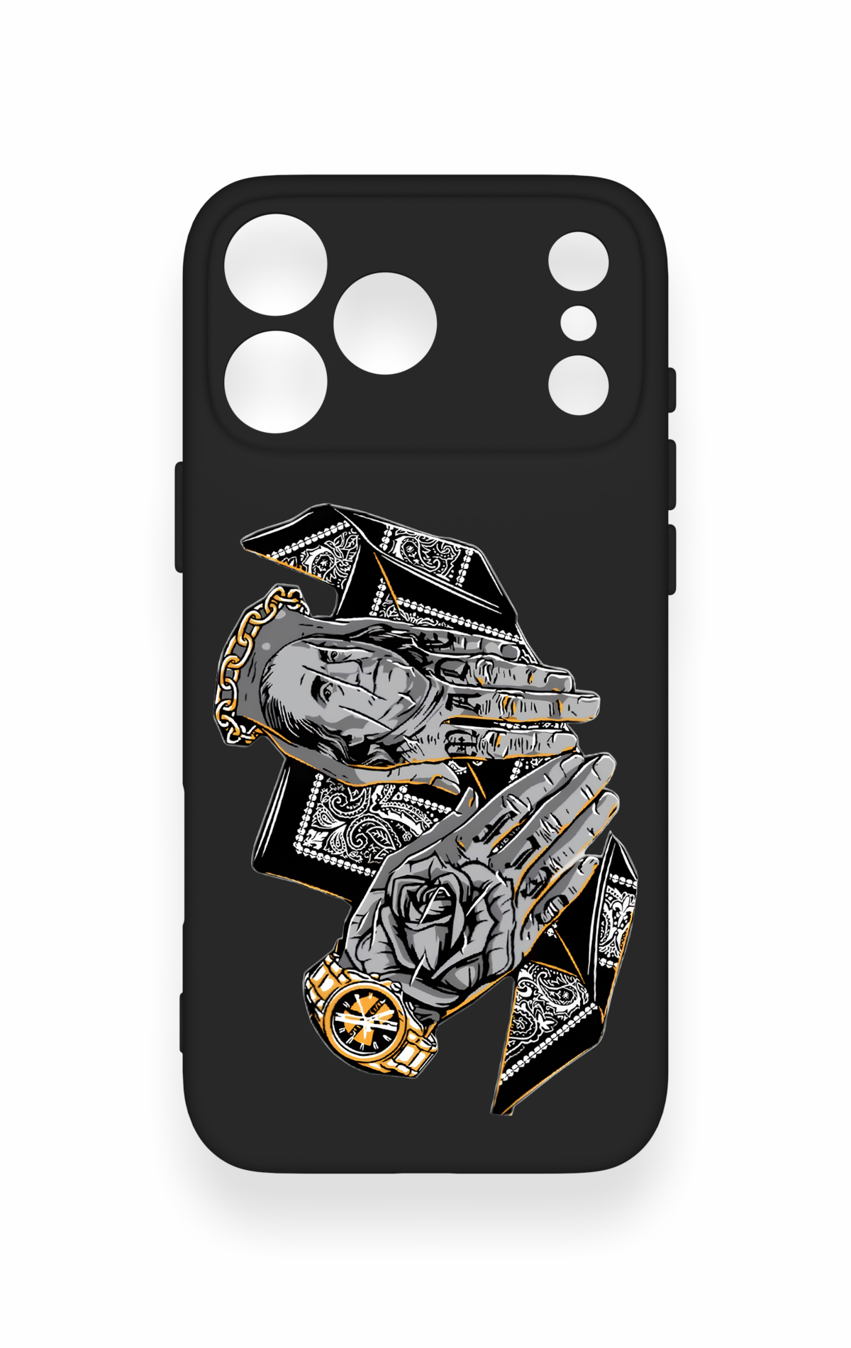 iPhone 17 Pro Max Uyumlu Self Made Desenli Silikon Kılıf