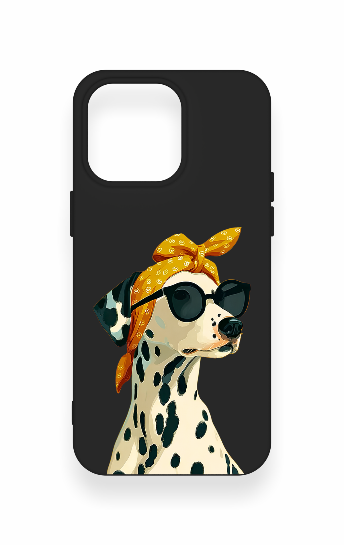 iPhone 15 Pro Max Uyumlu Cool Dalmaçyalı Desenli Silikon Kılıf