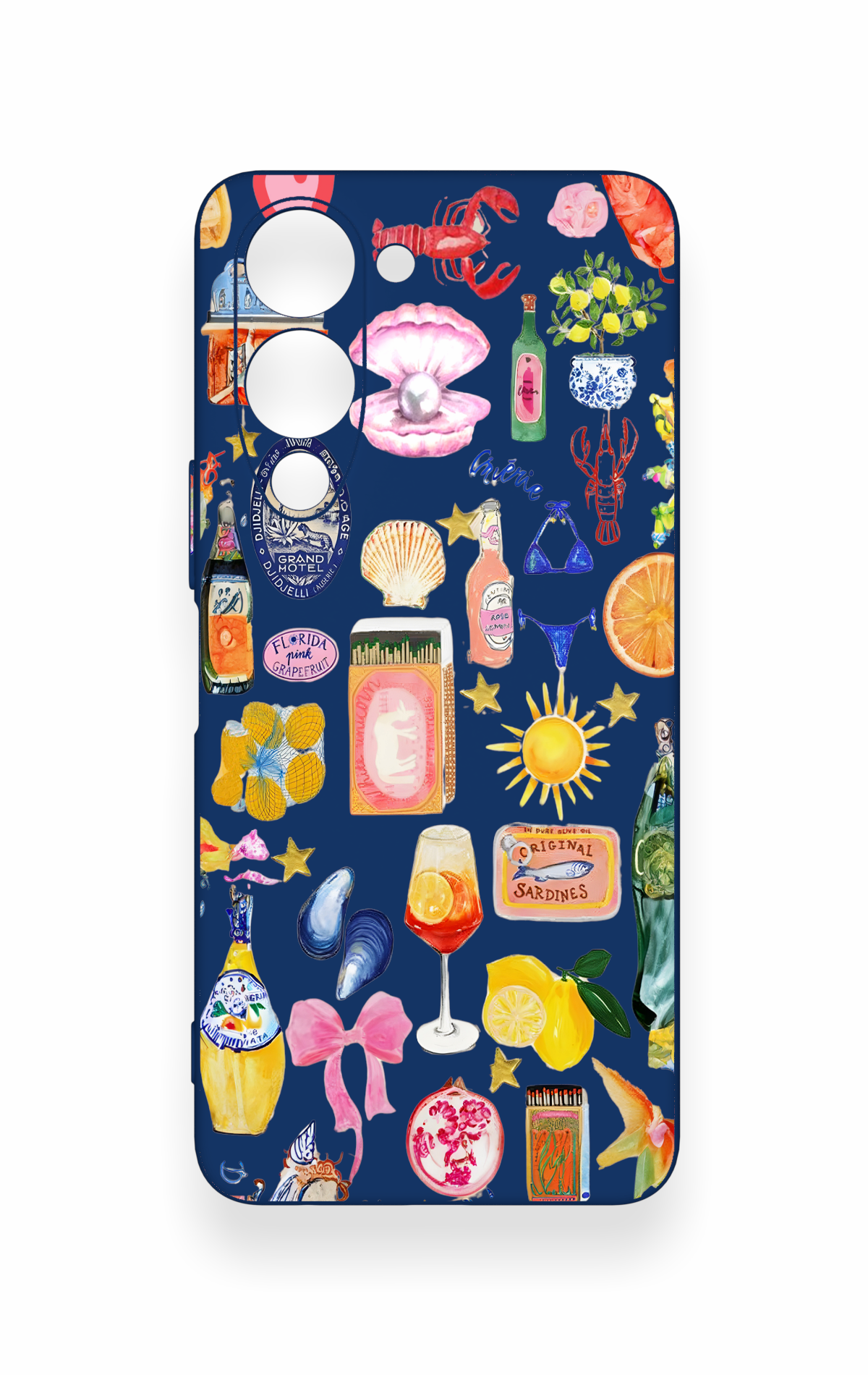 Vivo Y19 5G Uyumlu Summer Desenli Silikon Kılıf
