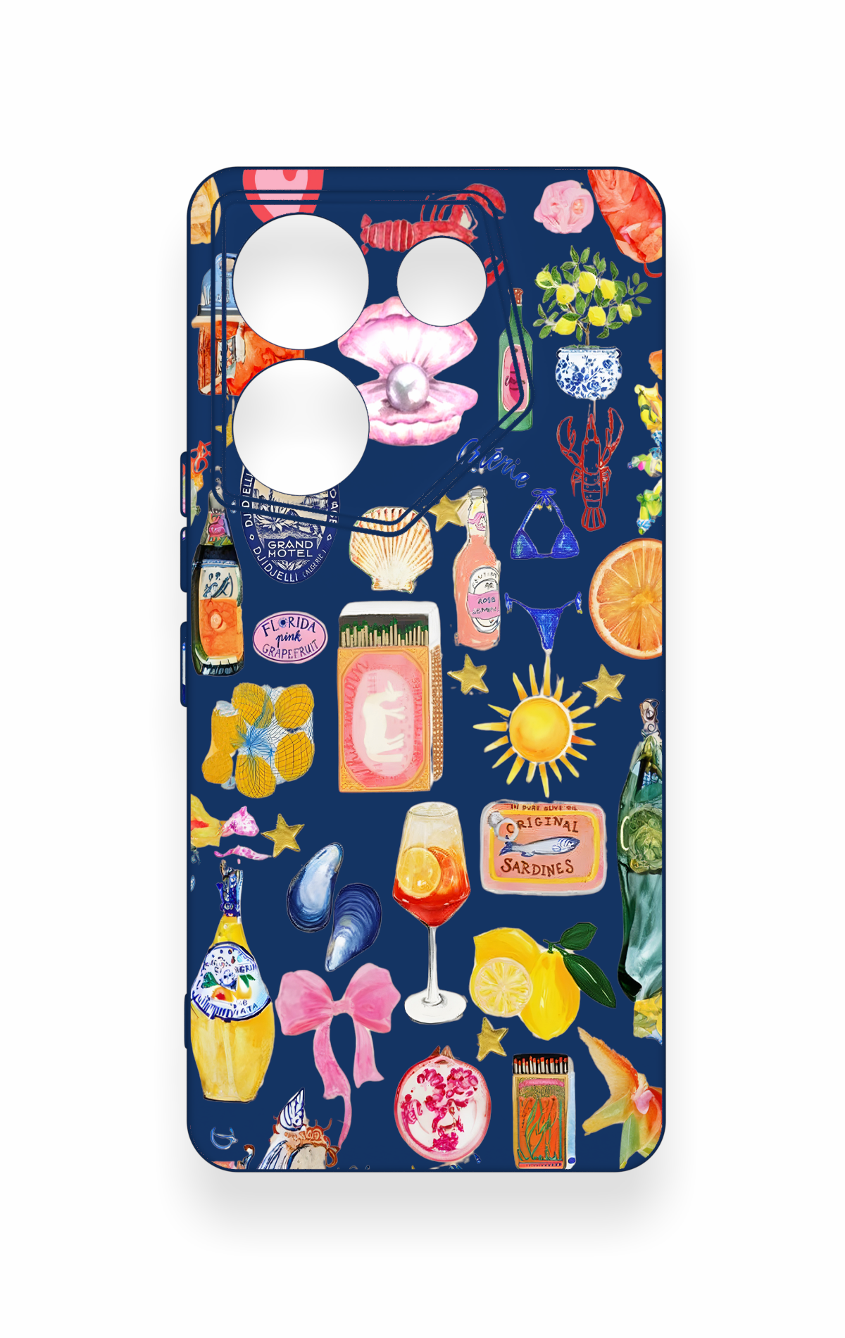 Tecno Caman 20 Pro 5G Uyumlu Summer Desenli Silikon Kılıf