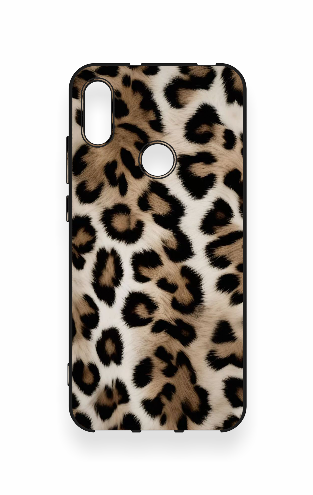 Huawei Y6 2019 Uyumlu Leopar Derisi Desenli Silikon Kılıf