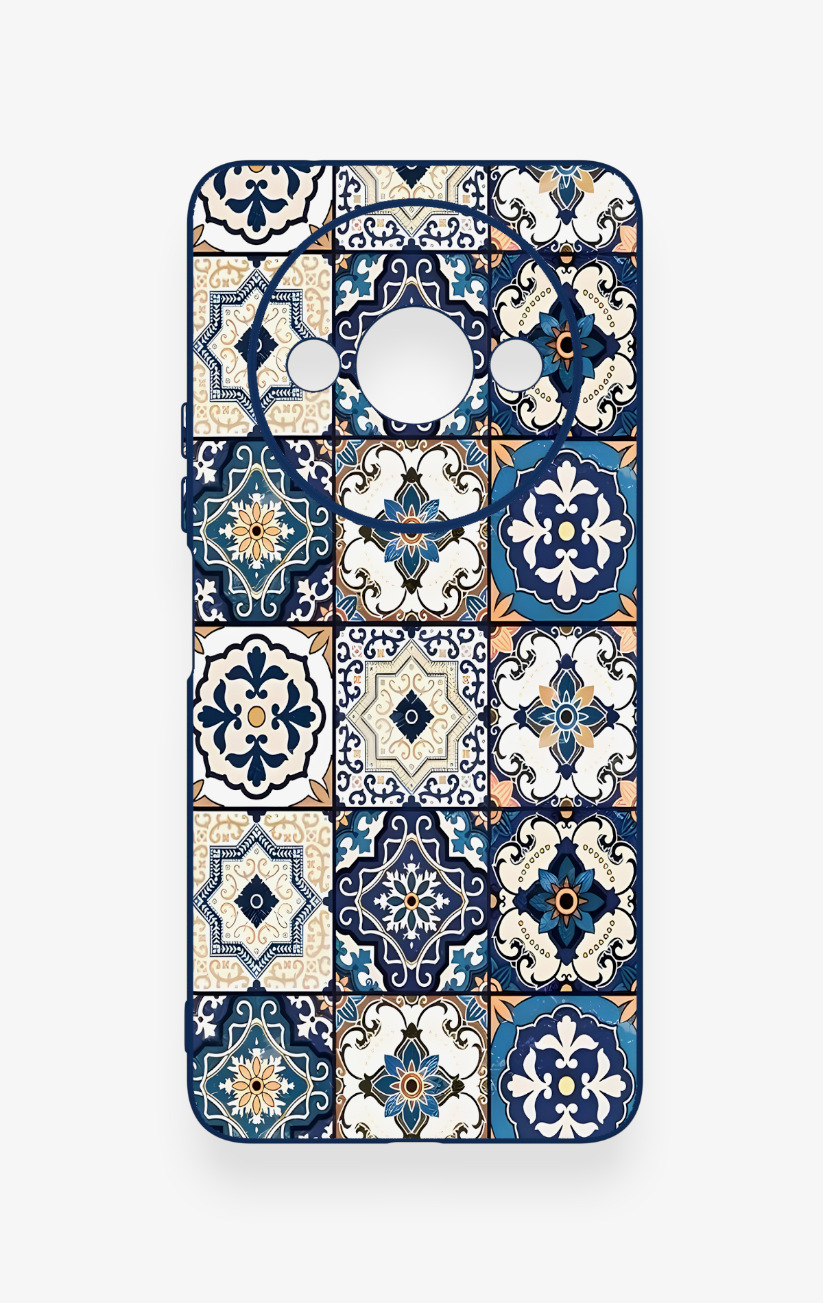 Redmi A3 Uyumlu Mozaik Çini Desenli Silikon Kılıf