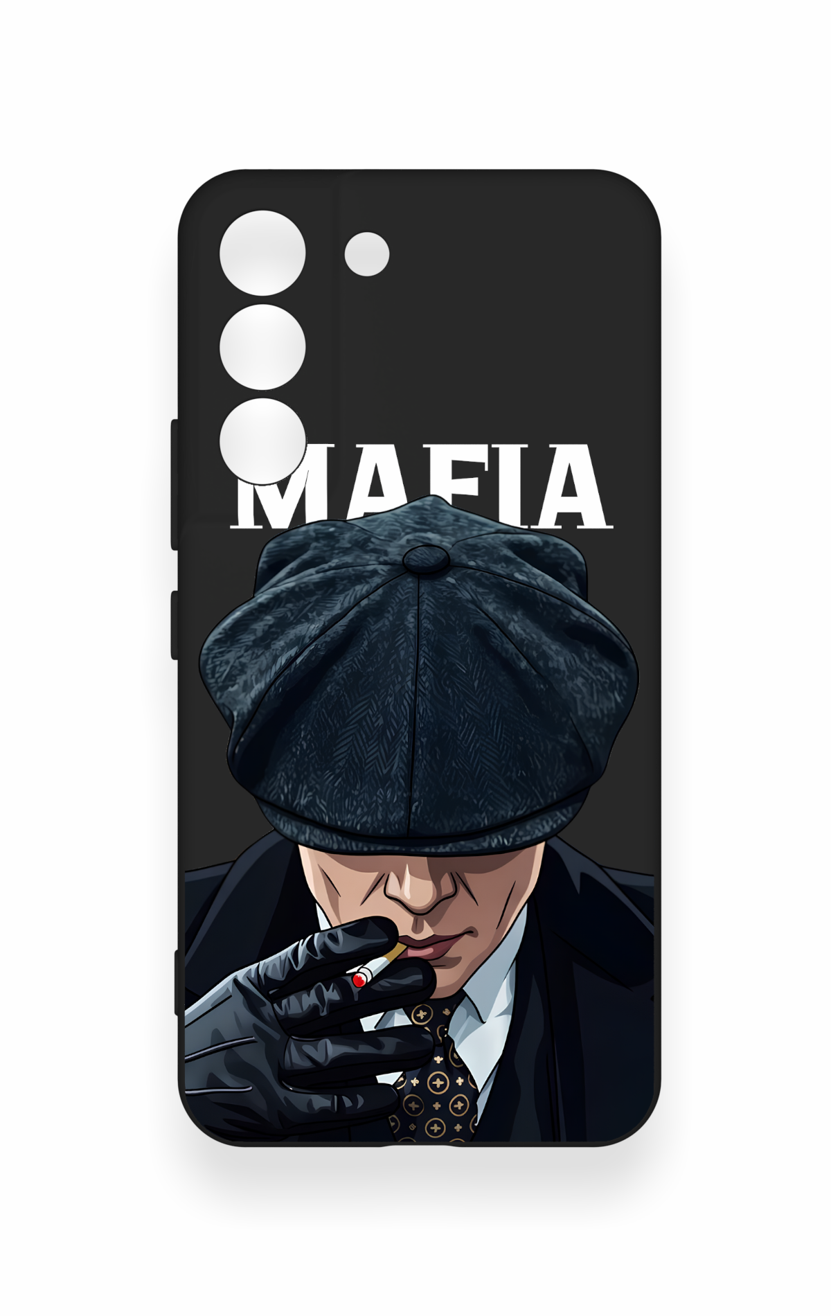 Samsung S22 Uyumlu MAFIA Desenli Silikon Kılıf