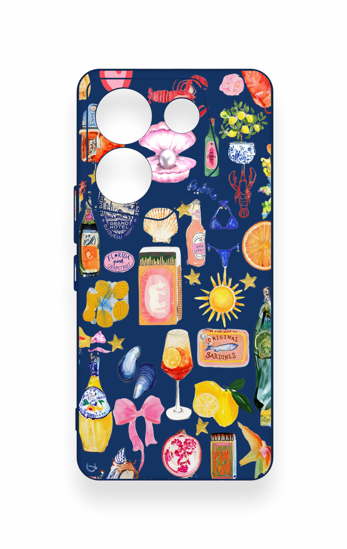 Tecno Camon 20 Pro Uyumlu Summer Desenli Silikon Kılıf