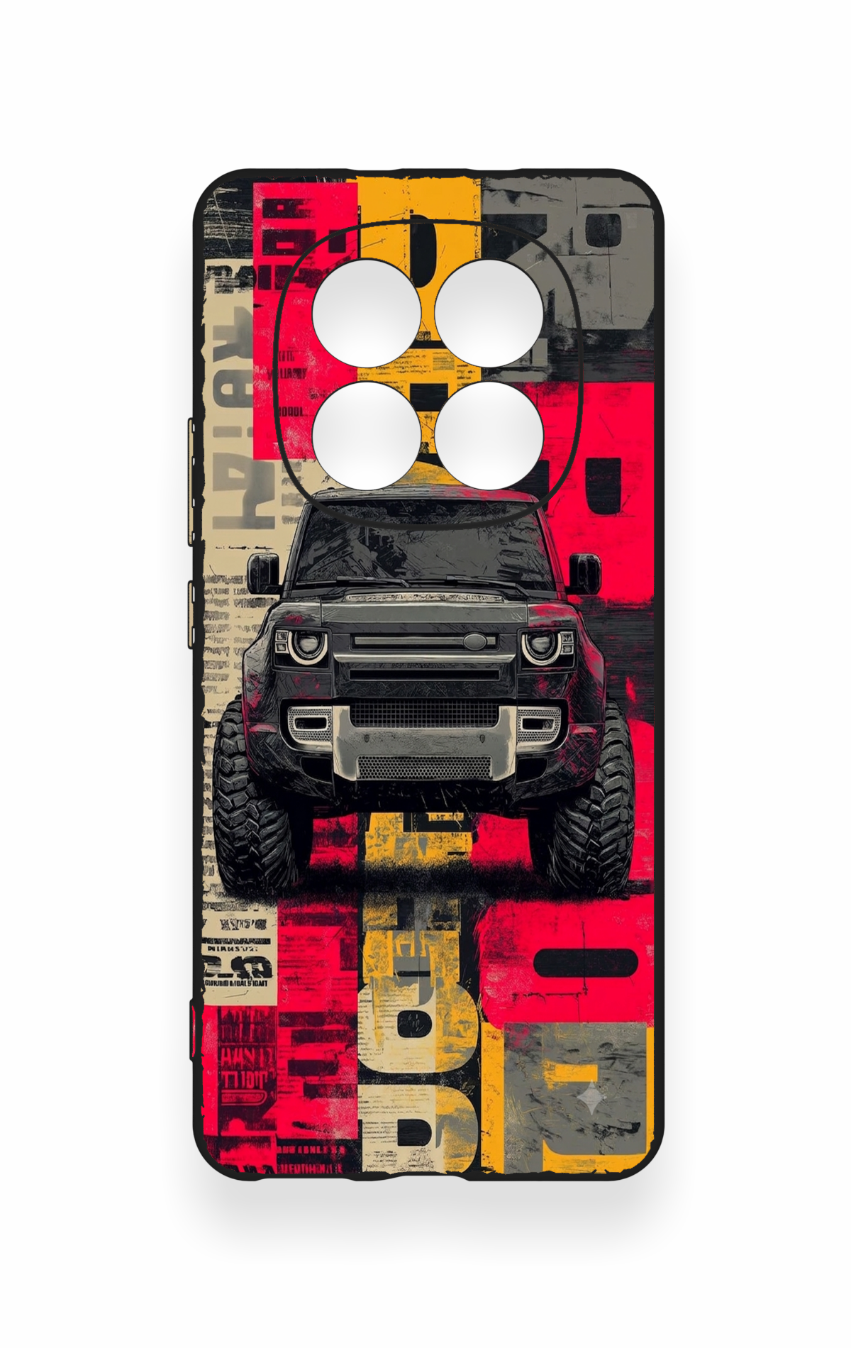 REDMİ NOTE 15 4G Uyumlu Defender Truck Desenli Silikon Kılıf
