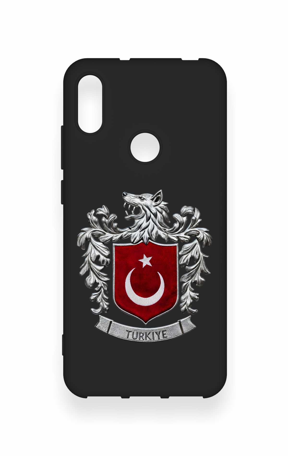 Huawei Y6 2019 Uyumlu Türk Arma Desenli Silikon Kılıf