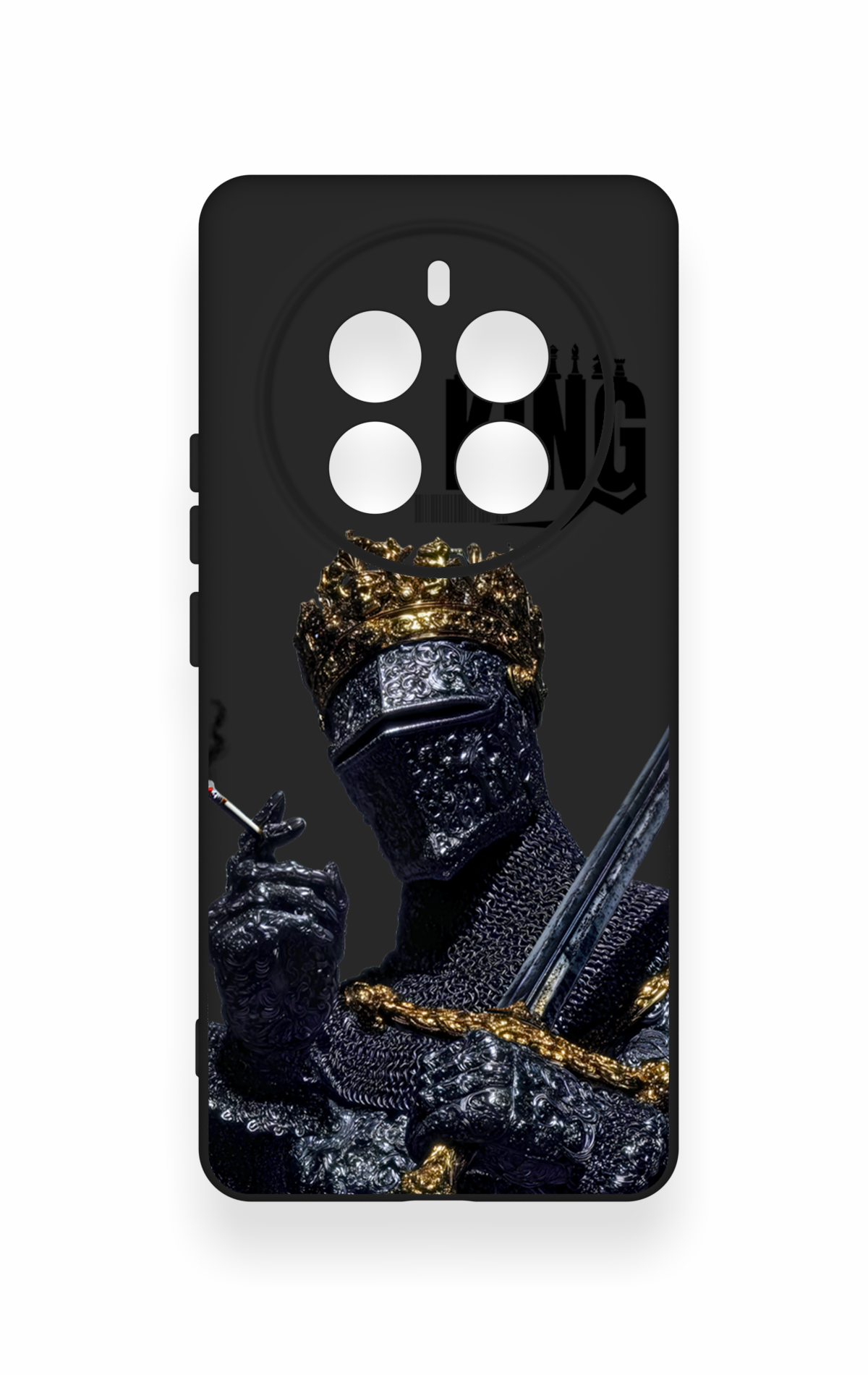 Realme 12 Pro Uyumlu King Desenli Silikon Kılıf