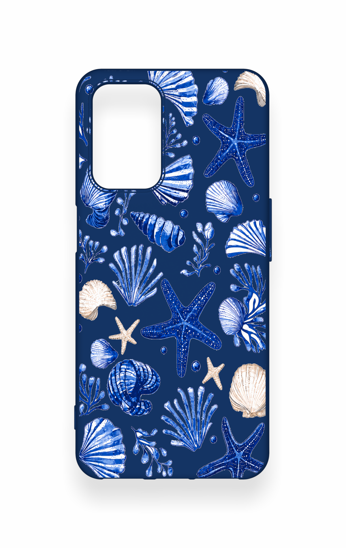 Oppo A54 Uyumlu Deniz Kabuğu Desenli Silikon Kılıf