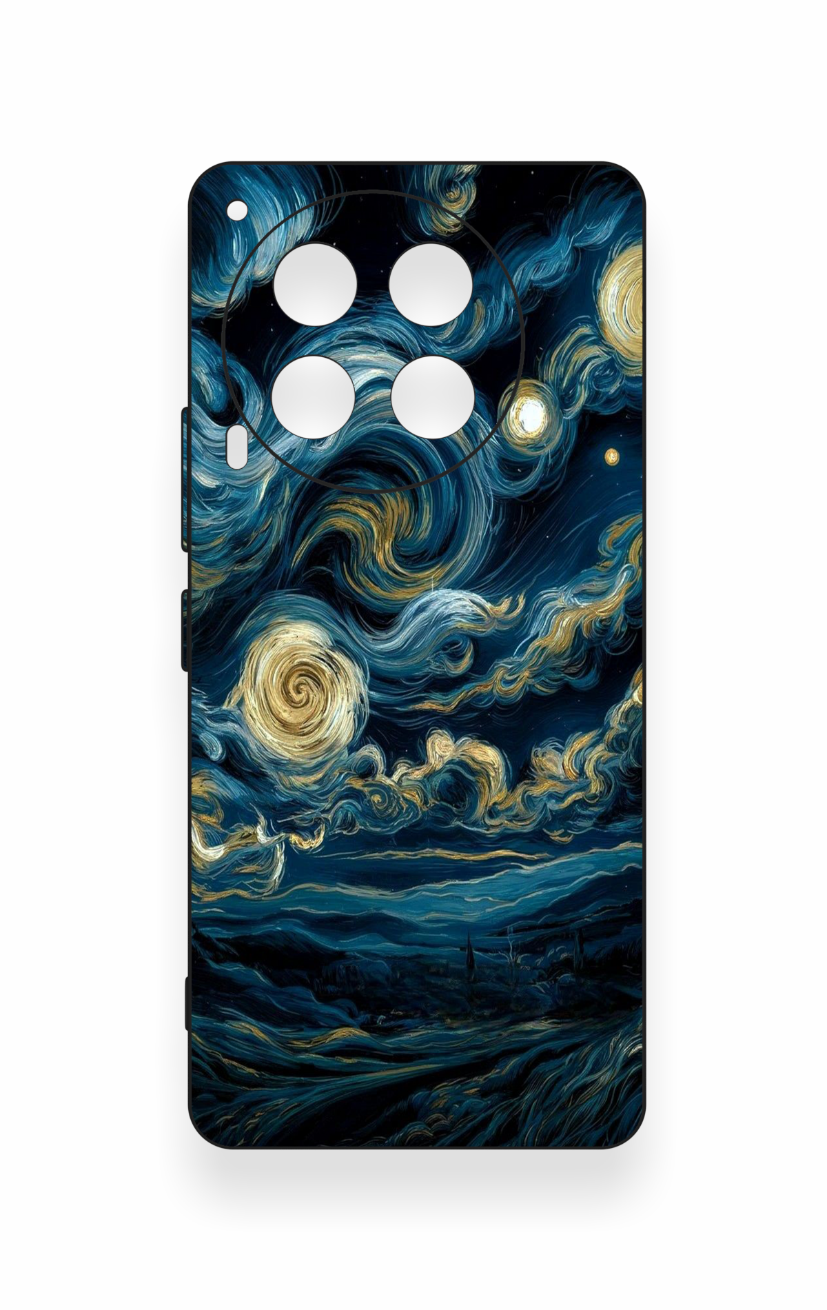Tecno Camon 30 Uyumlu Yıldızlı Gece Desenli Silikon Kılıf